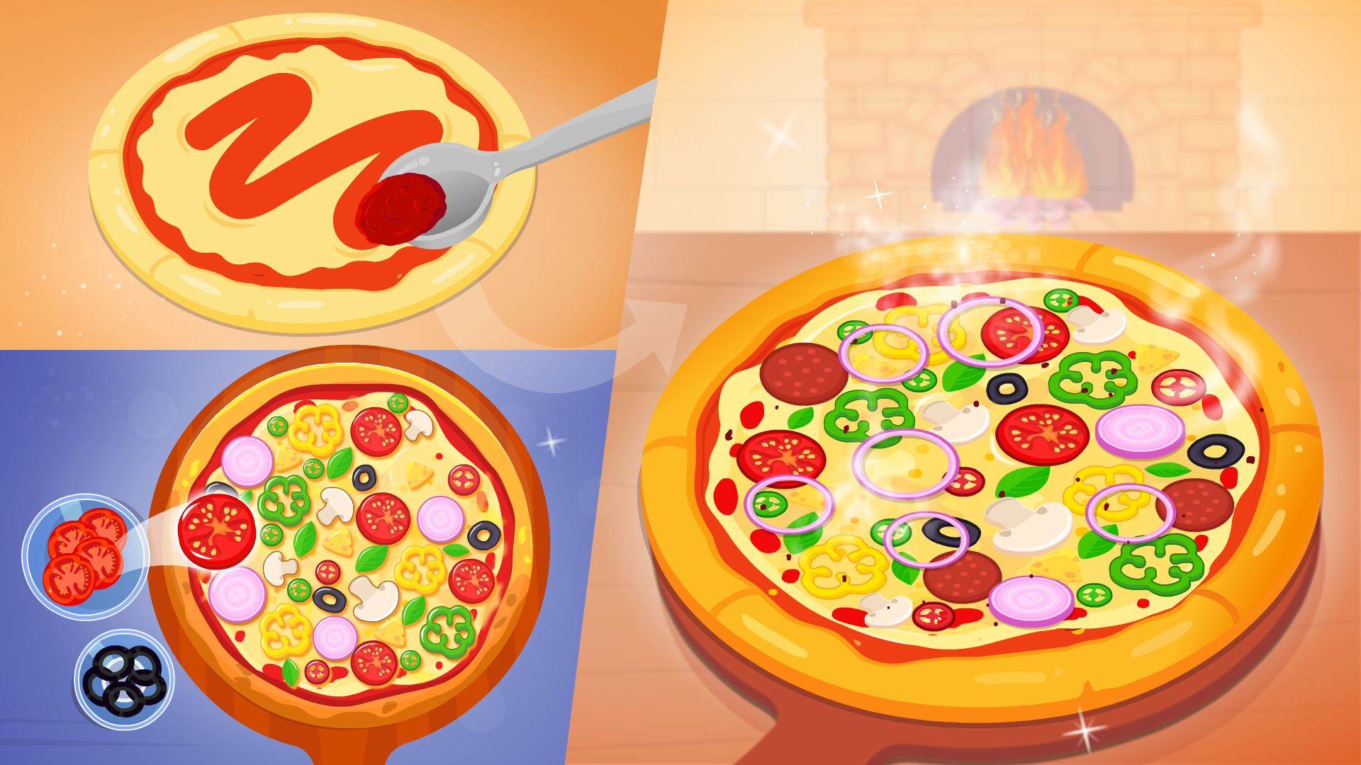 اسکرین شات 6 بازی Pizza Maker and Baking Games