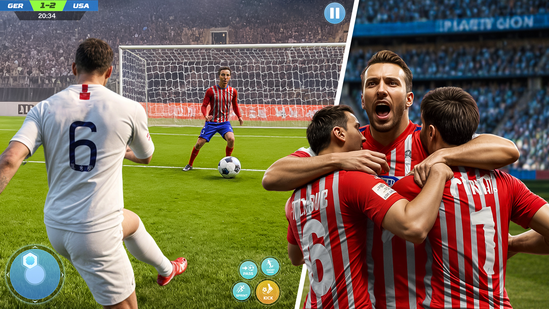 اسکرین شات 1 بازی Soccer 2025 Football Games