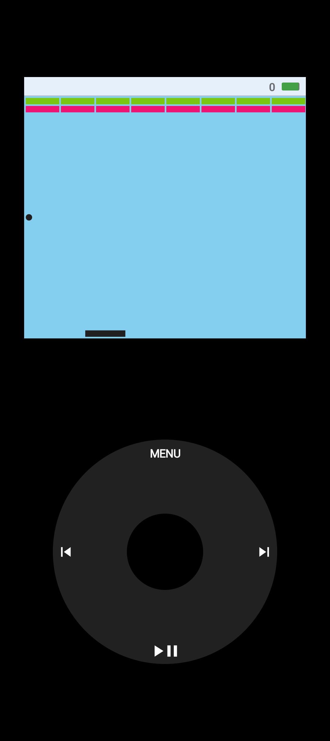 اسکرین شات 3 برنامه retroPod: ClickWheel Music App