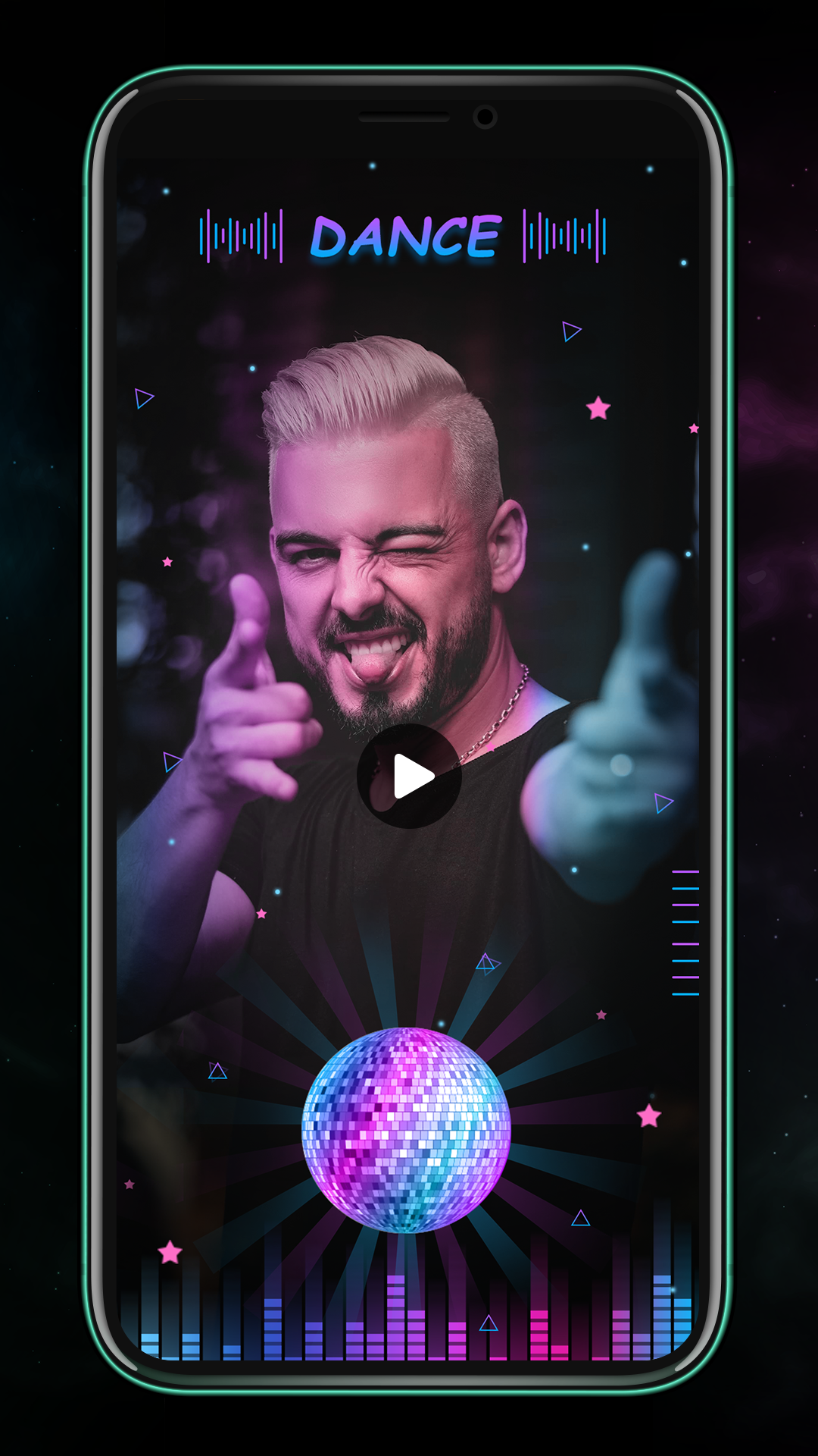 اسکرین شات 2 برنامه Song Video Maker - Photo Video