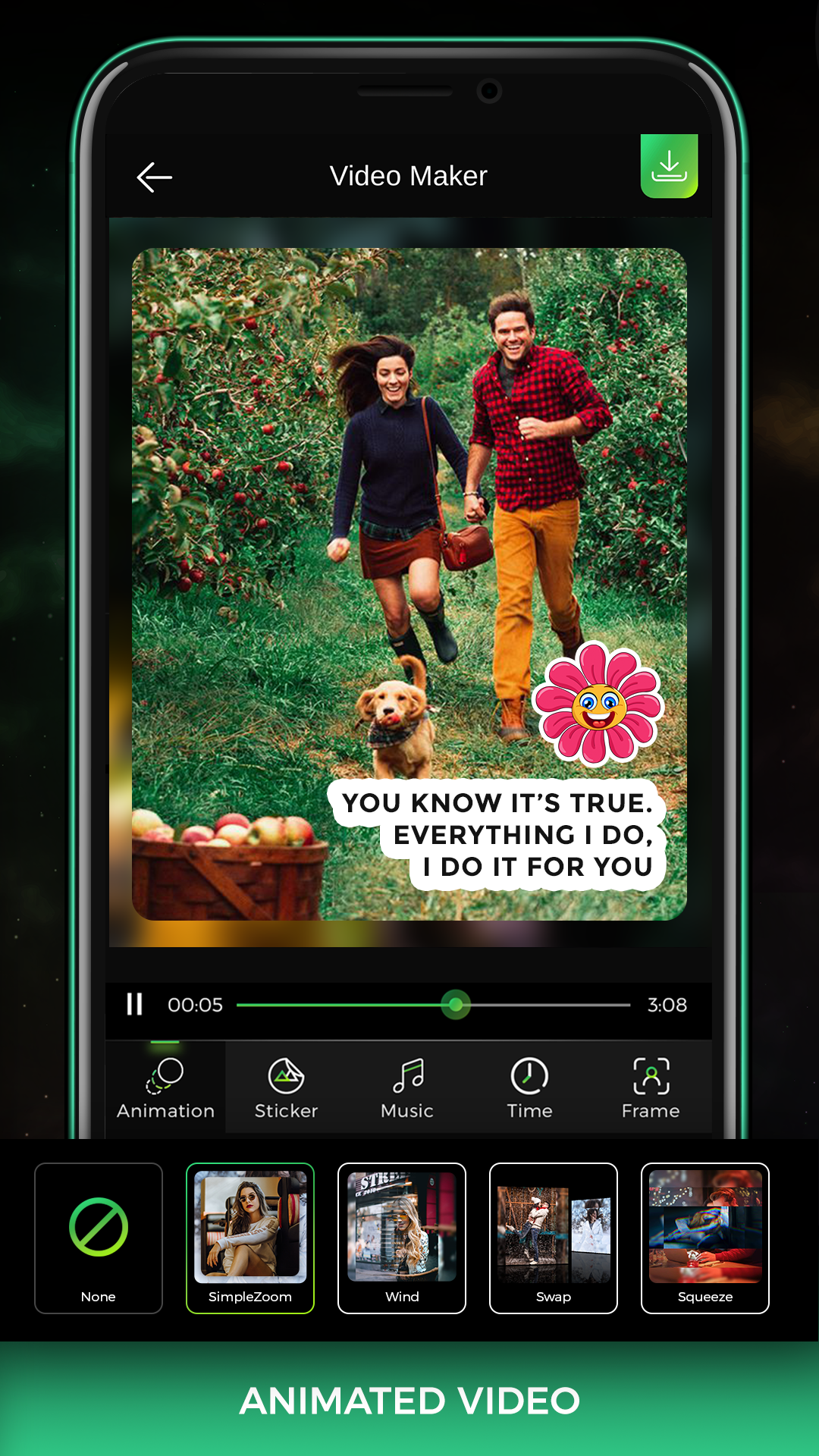 اسکرین شات 6 برنامه Song Video Maker - Photo Video