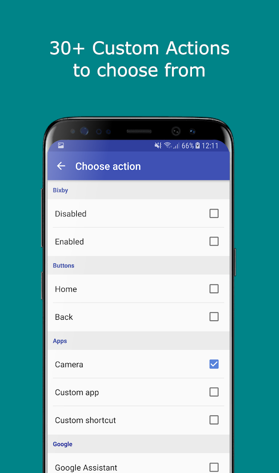 اسکرین شات 7 برنامه Bixbi Button Remapper - bxActions