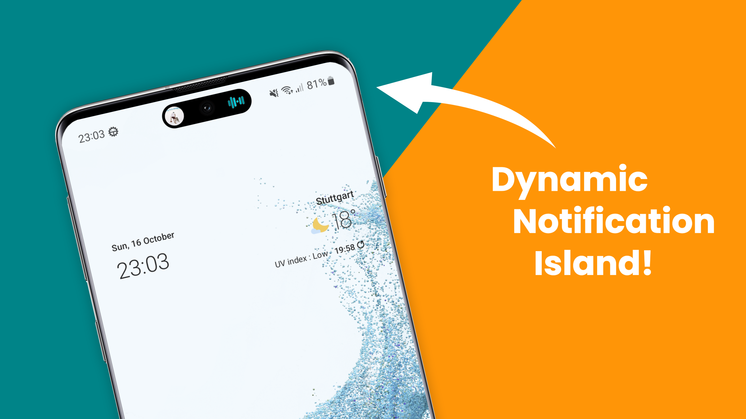 اسکرین شات 1 برنامه dynamicSpot - Dynamic Island