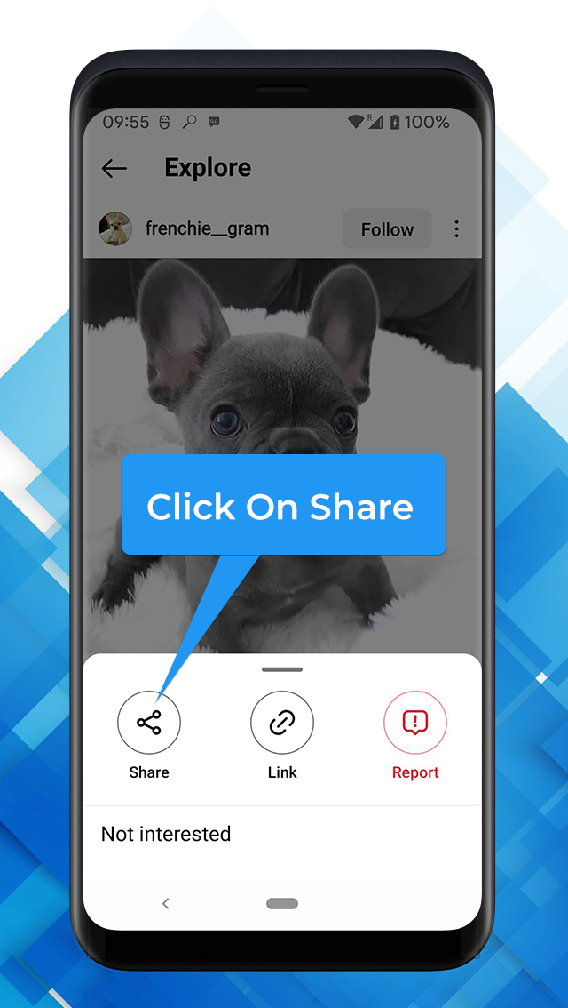 اسکرین شات 2 برنامه Repost - JaredCo