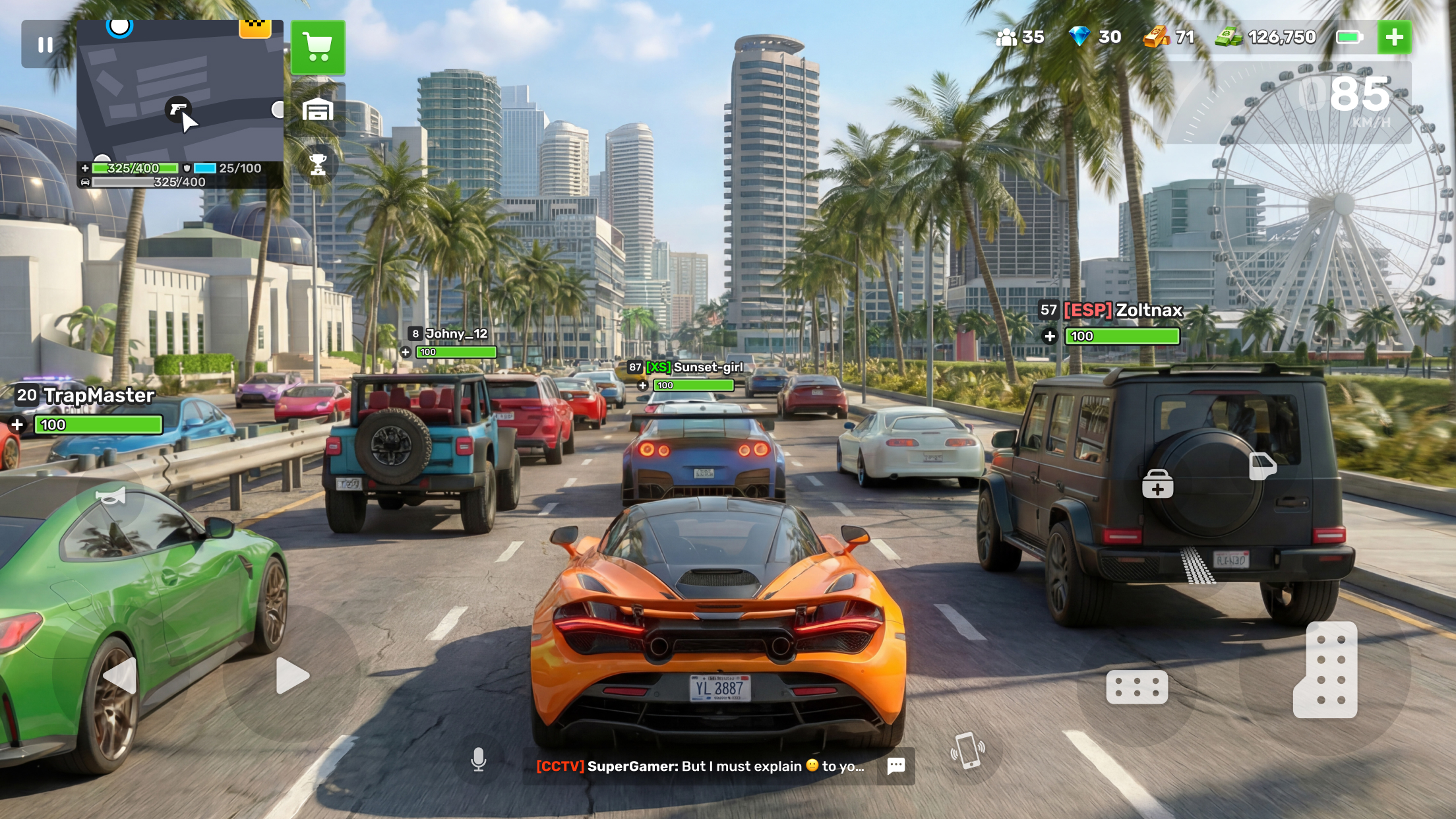 اسکرین شات 6 بازی Flex City RP: Car Game Online