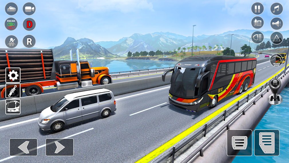 اسکرین شات 4 بازی Bus Game Offline Driving Games