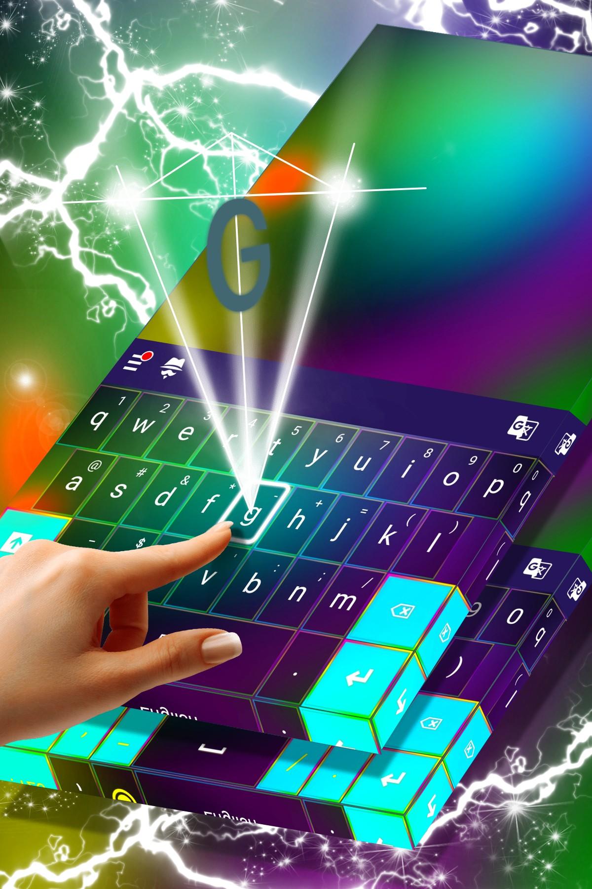 اسکرین شات 2 برنامه 2023 Keyboard Color Theme