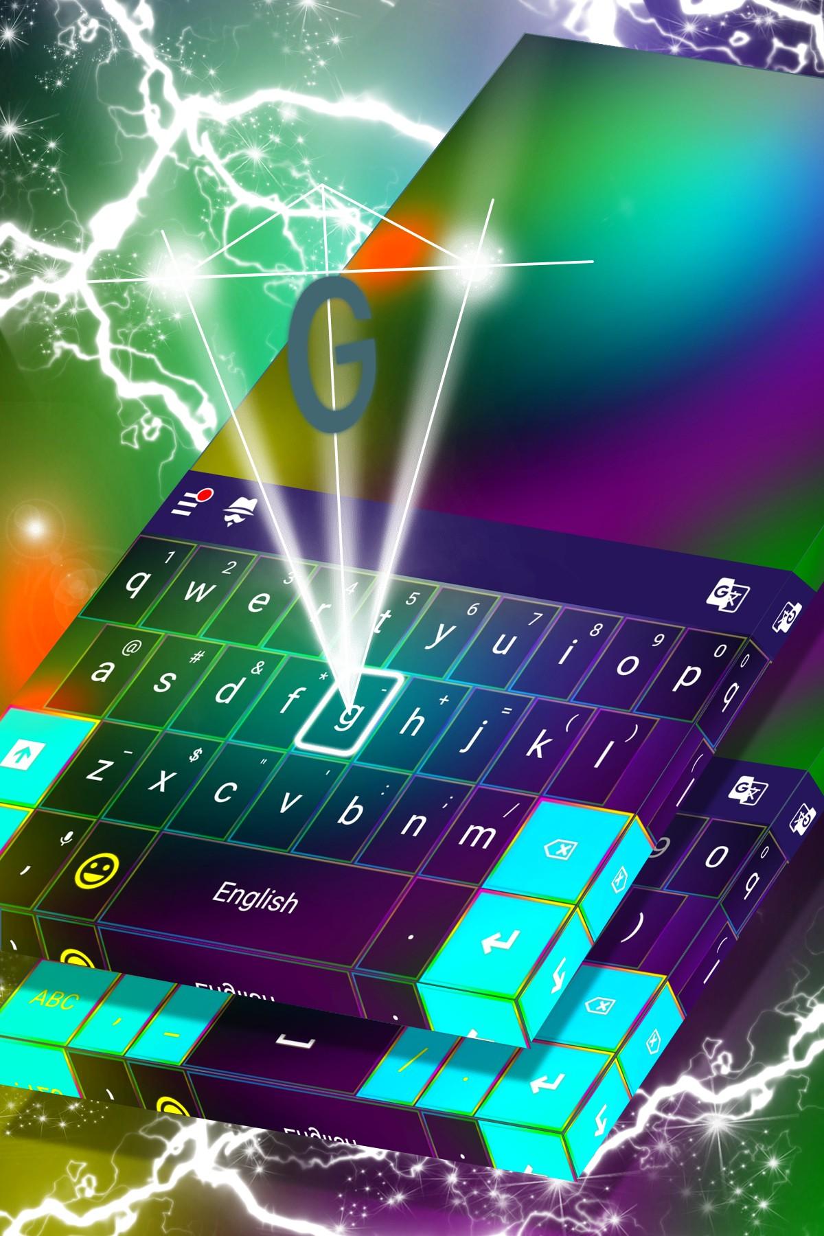 اسکرین شات 1 برنامه 2023 Keyboard Color Theme
