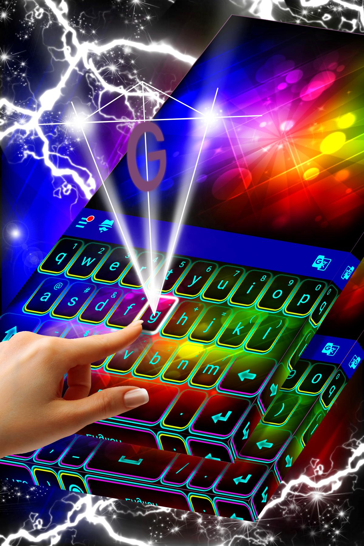 اسکرین شات 2 برنامه Color Theme Keyboard