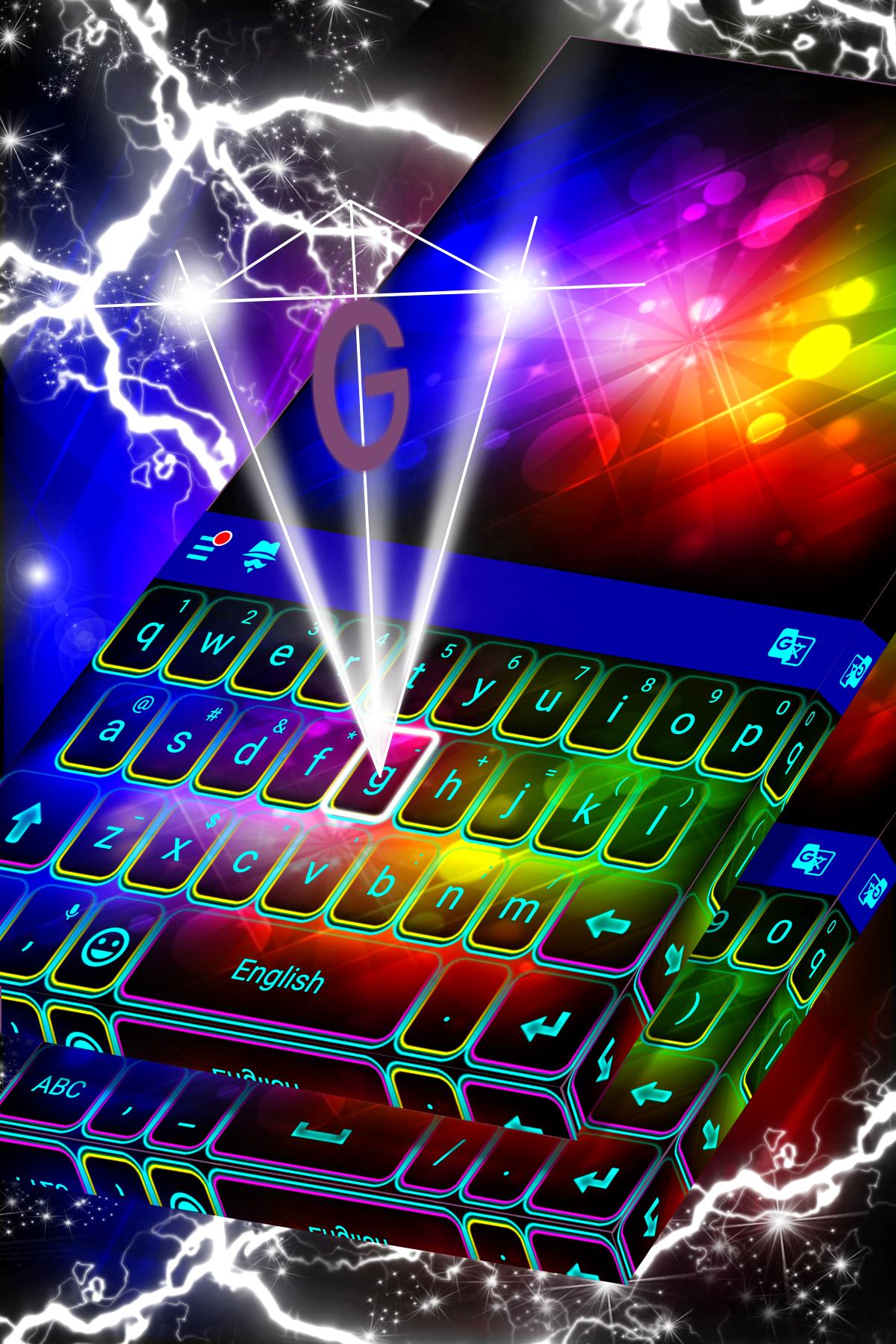 اسکرین شات 1 برنامه Color Theme Keyboard