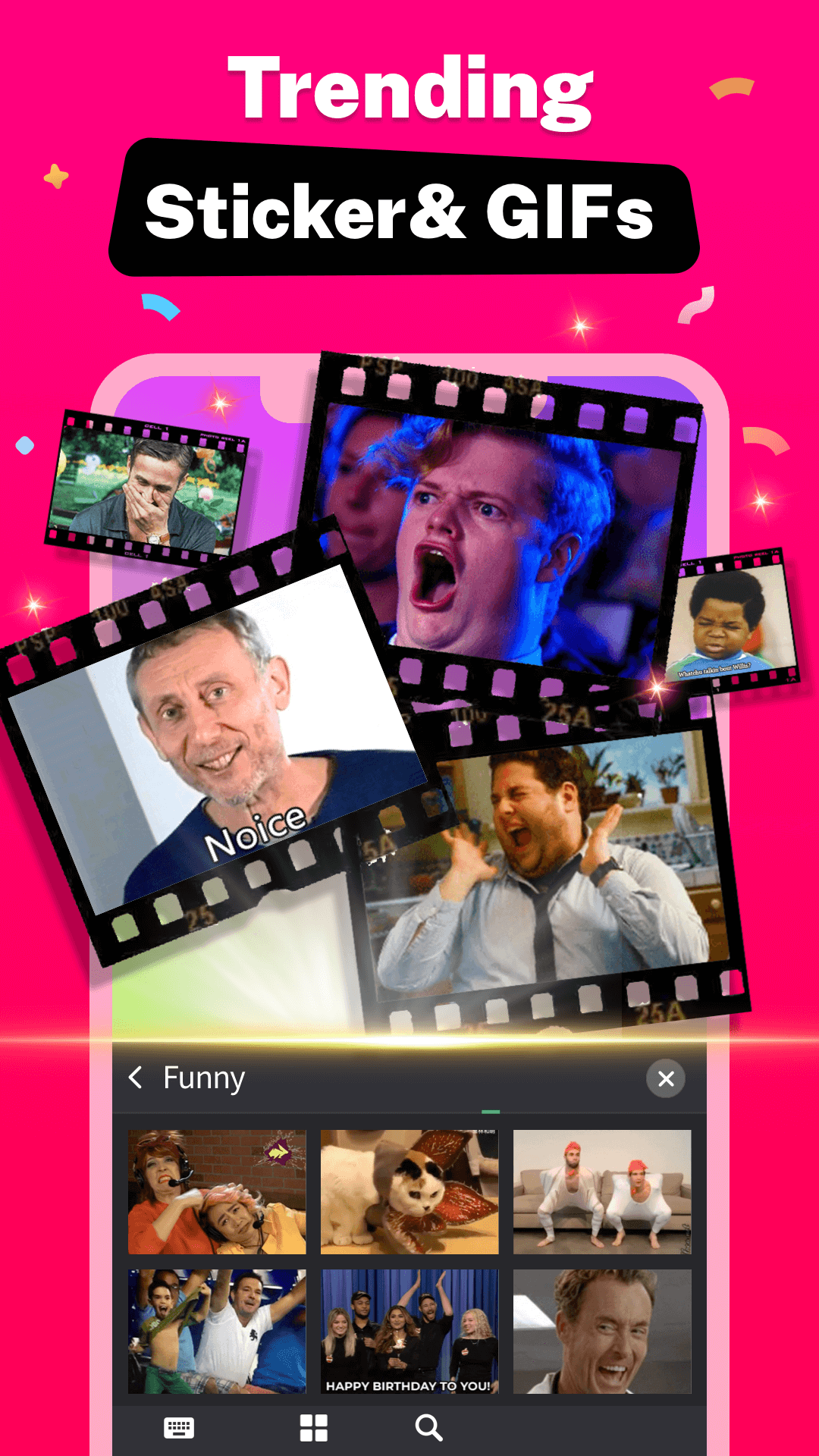اسکرین شات 4 برنامه GO Keyboard - Themes & Emojis