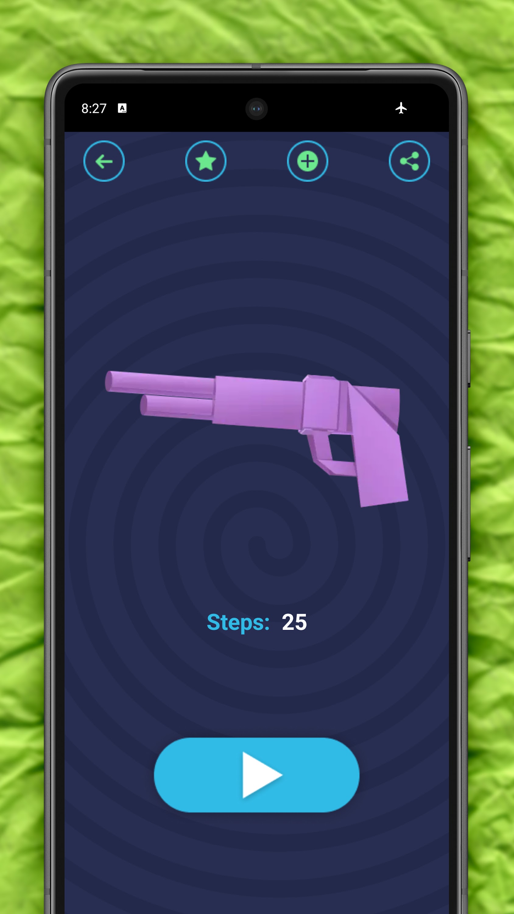 اسکرین شات 6 برنامه Origami Weapons: Swords & Guns