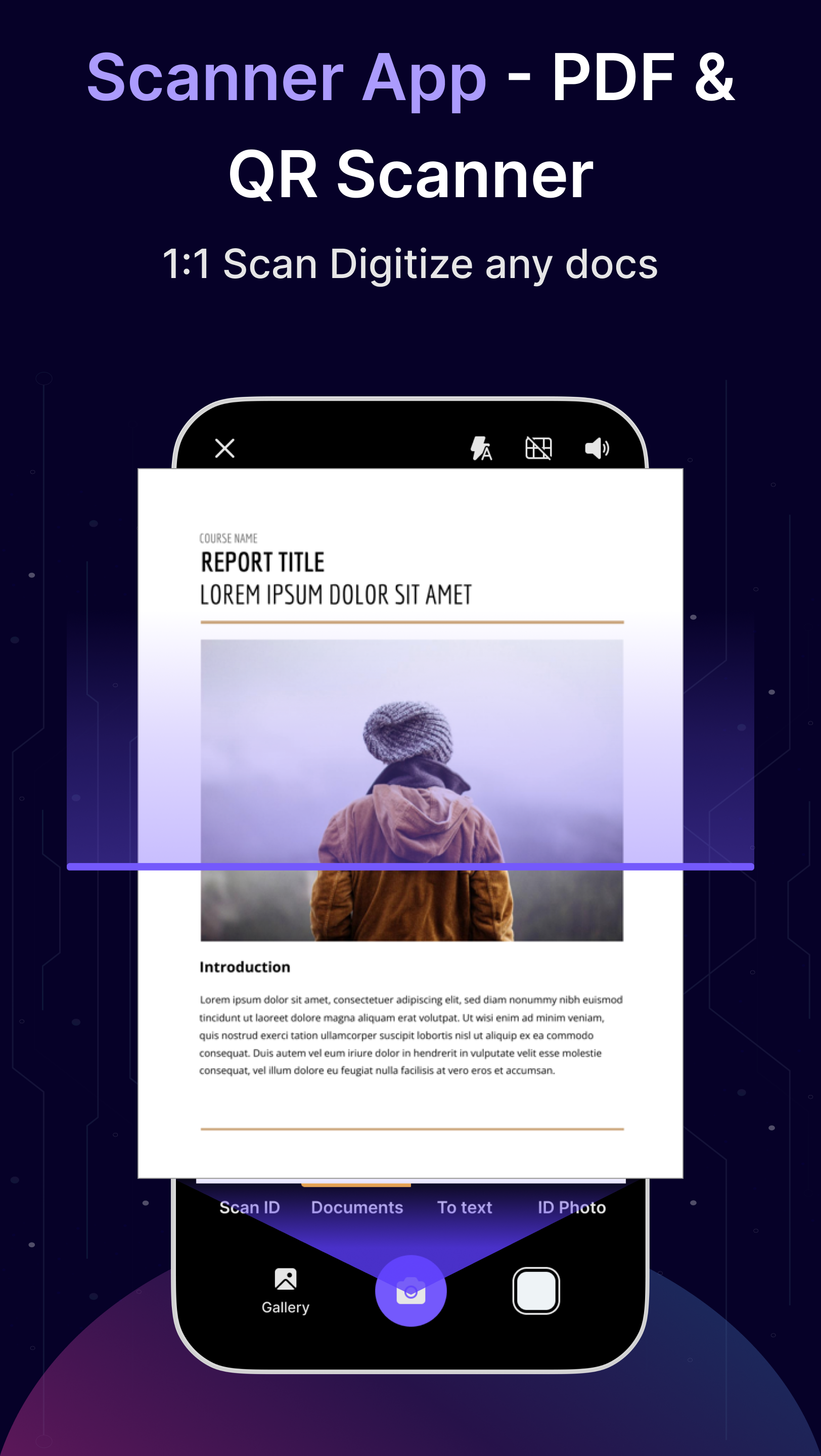 اسکرین شات 3 برنامه Scanner App - PDF & QR Scanner