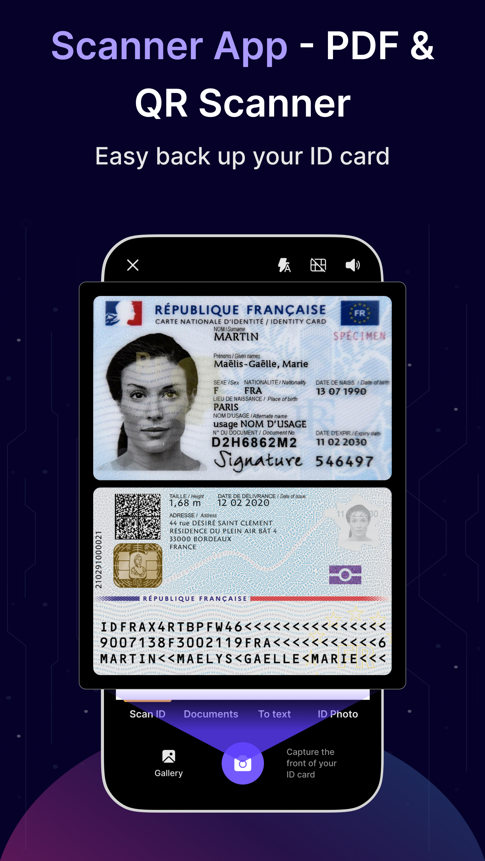 اسکرین شات 4 برنامه Scanner App - PDF & QR Scanner