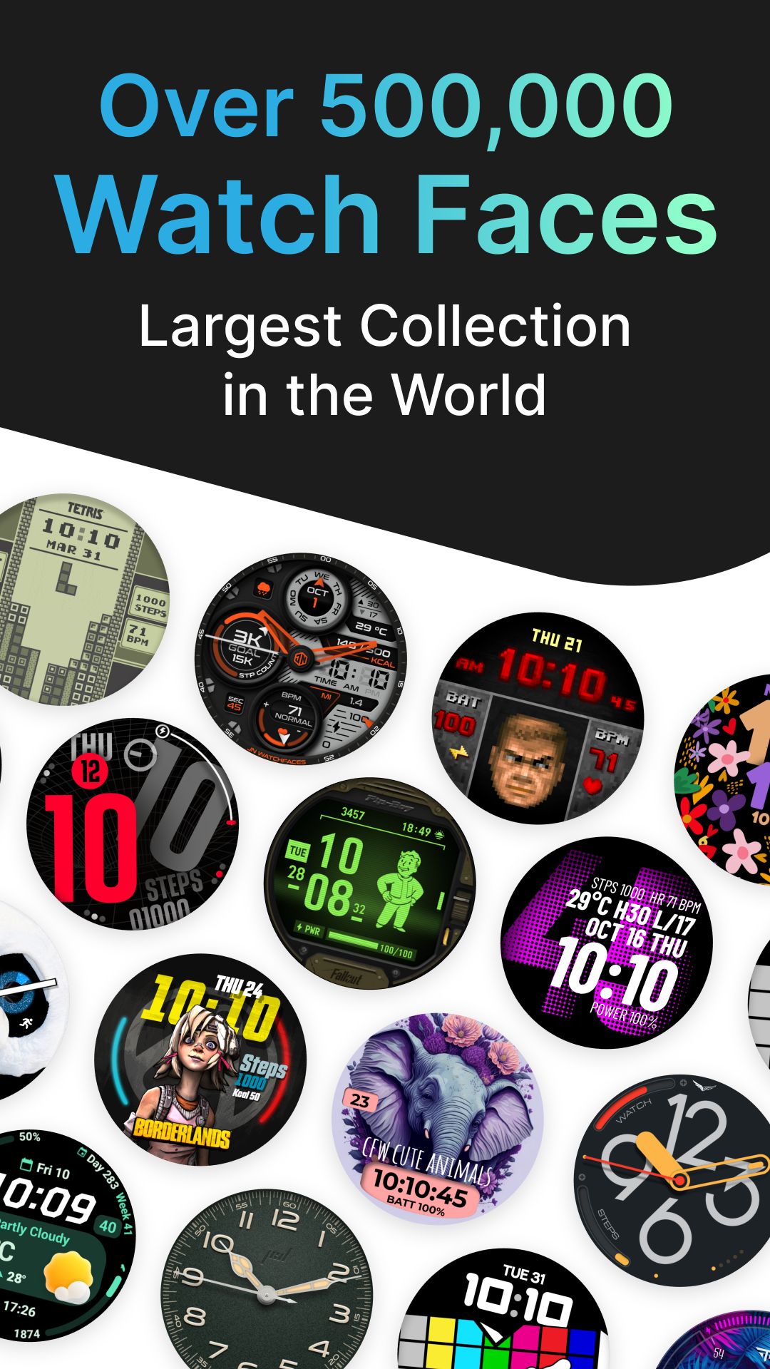 اسکرین شات 1 برنامه Facer Watch Faces