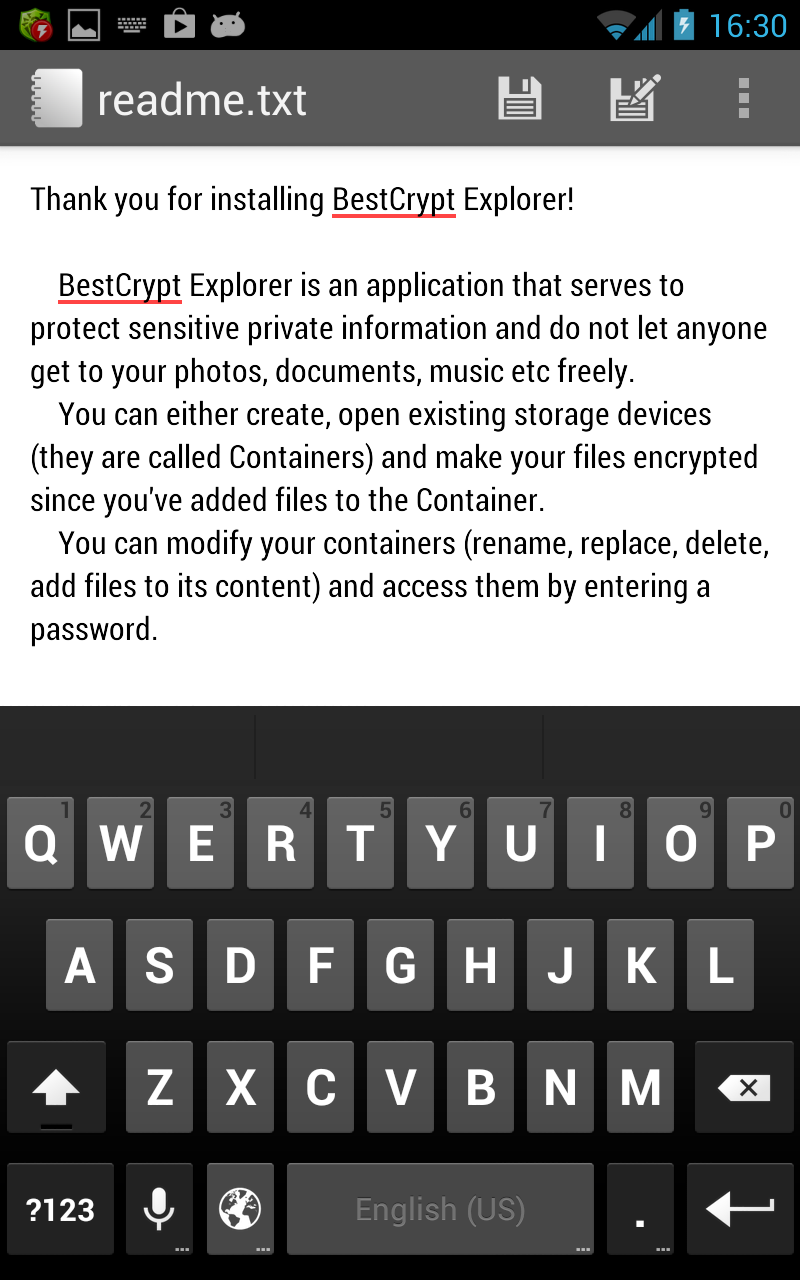 اسکرین شات 4 برنامه BestCrypt Explorer