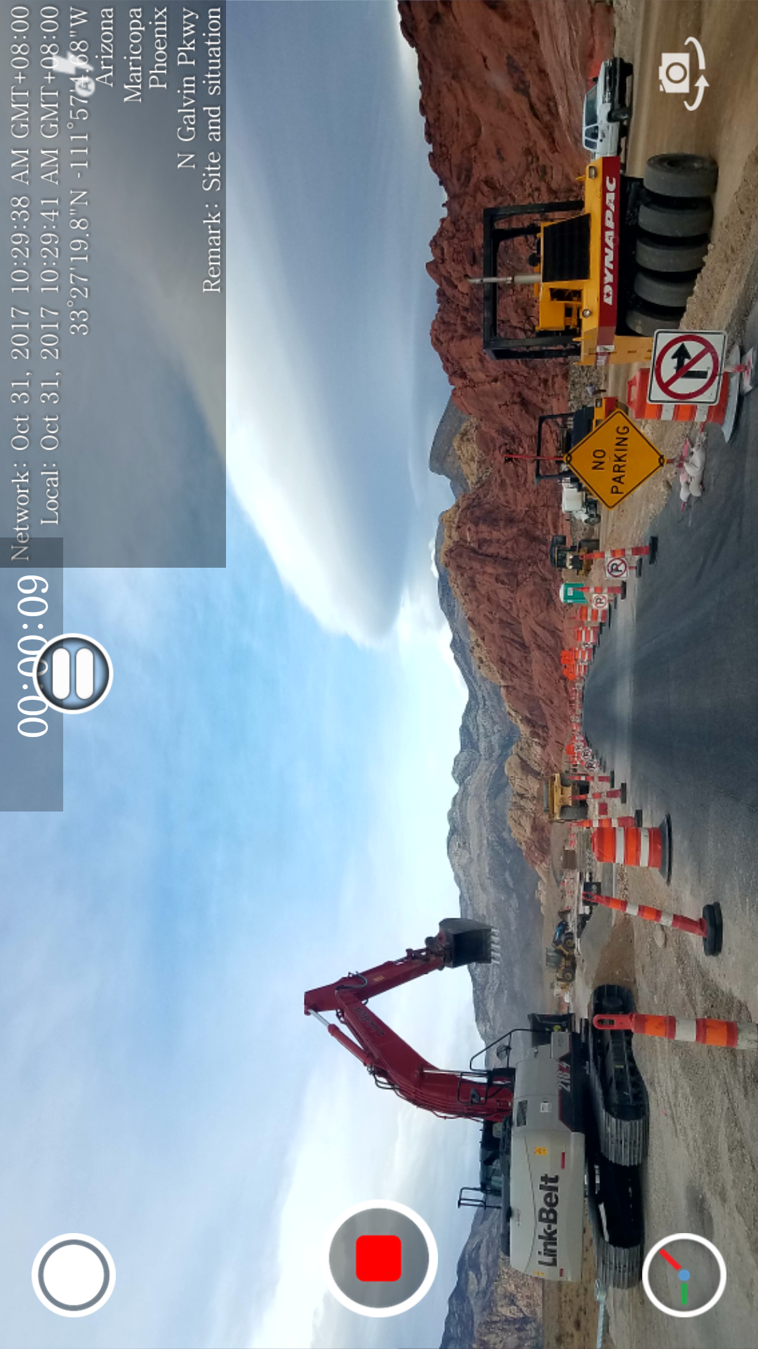 اسکرین شات 2 برنامه Timestamp Camera Enterprise