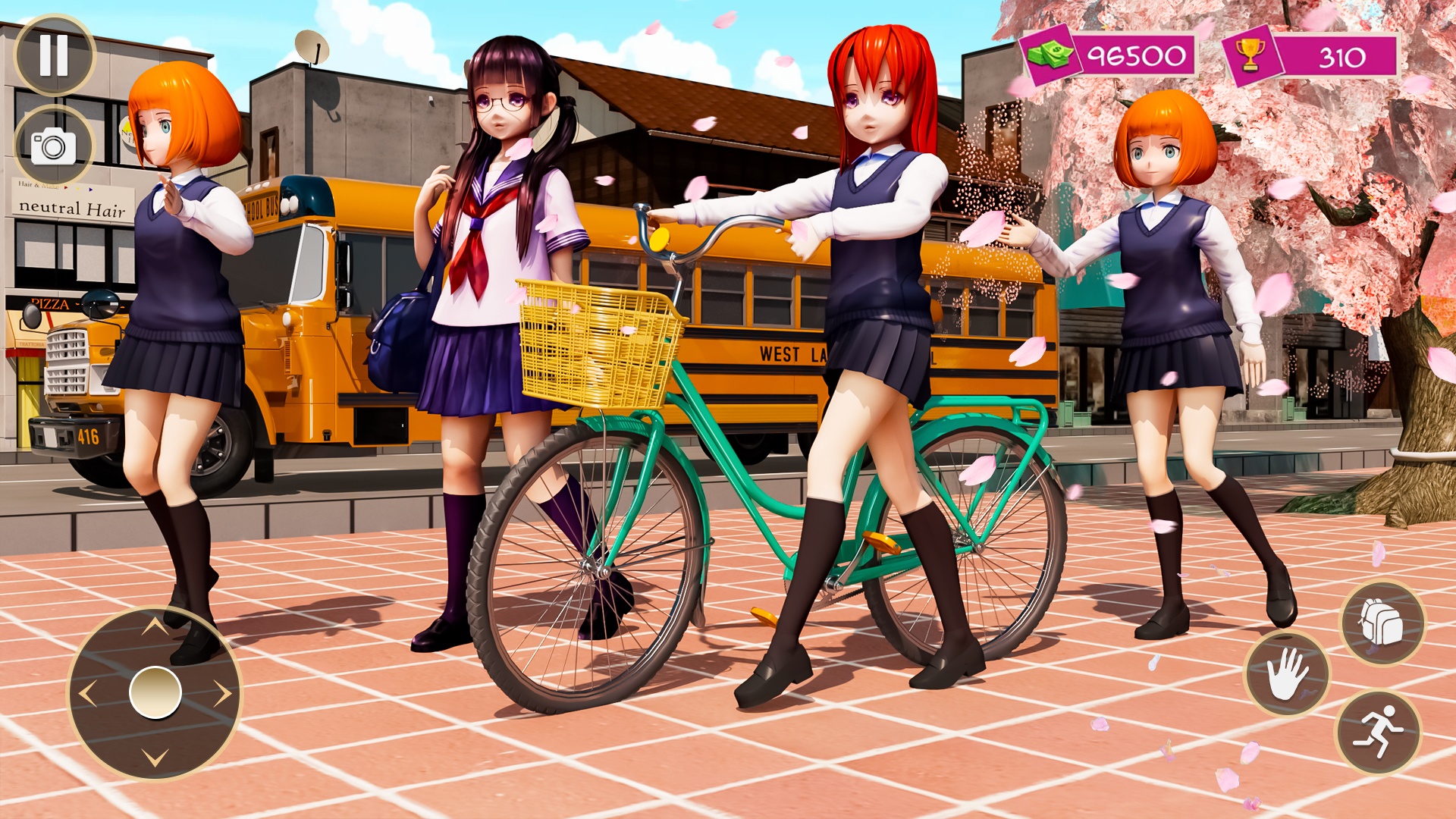 اسکرین شات 1 بازی High School Sim School Life