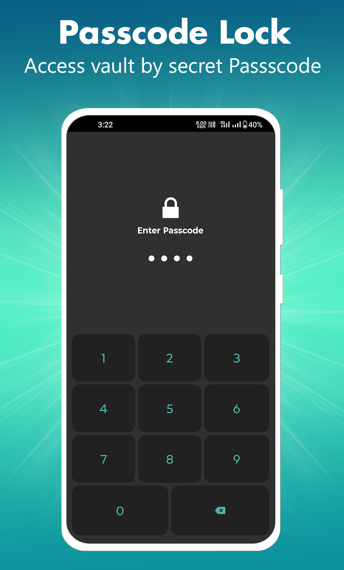 اسکرین شات 2 برنامه Torch Vault- Hide Photo,video