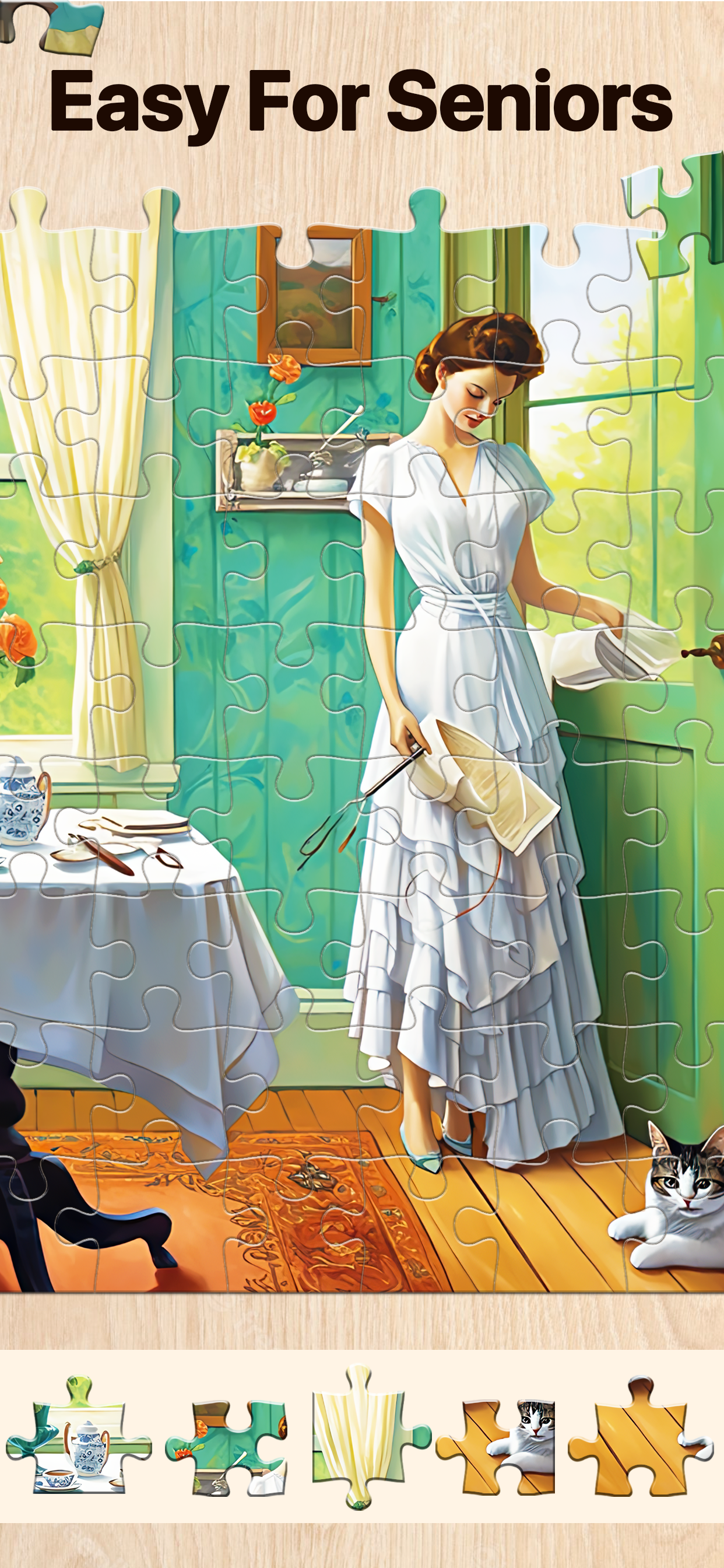 اسکرین شات 1 بازی Jigsaw Puzzles -HD Puzzle Game