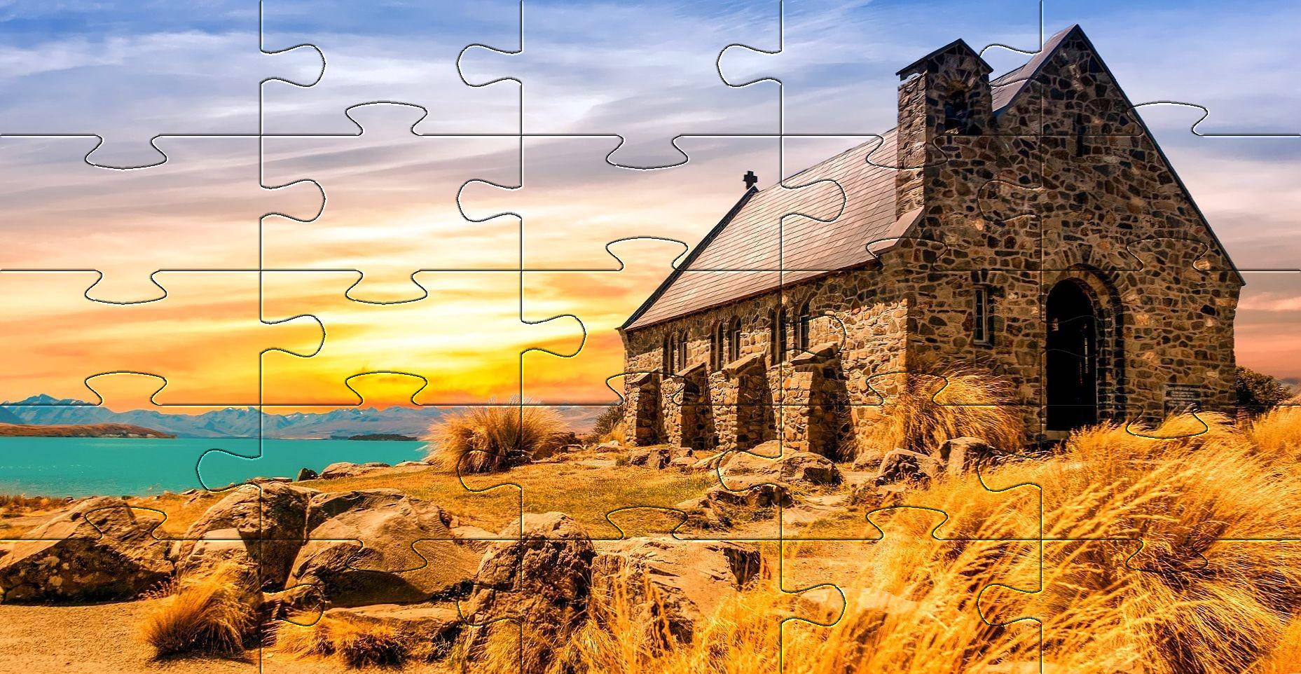 اسکرین شات 2 بازی Houses jigsaw puzzles games