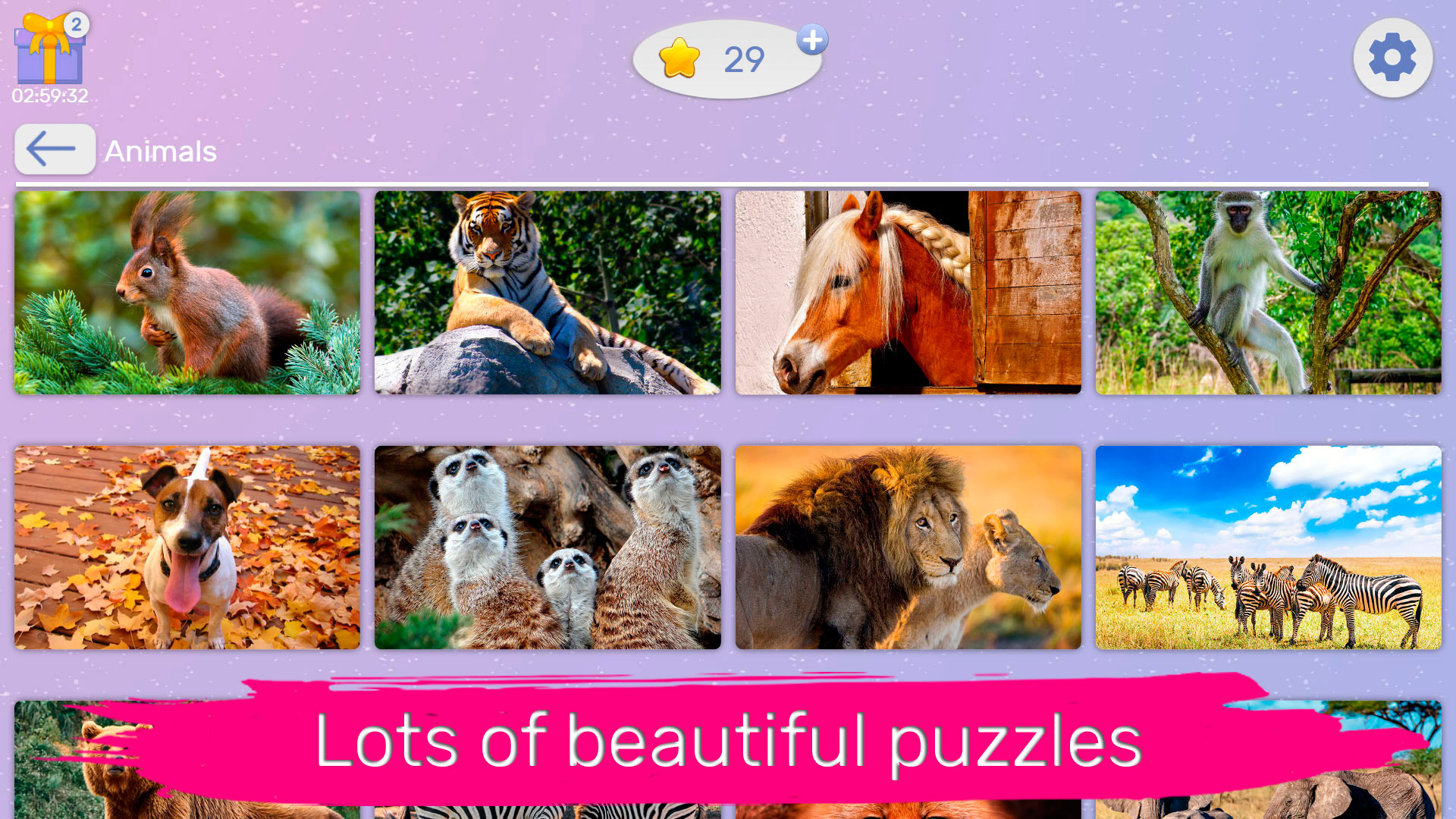 اسکرین شات 3 بازی Jigsaw puzzles for adults