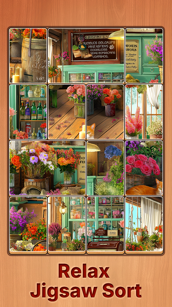 اسکرین شات 8 بازی Jigsaw Tiles Solitaire Puzzle