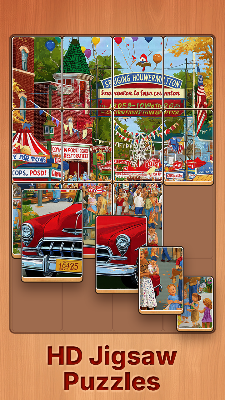 اسکرین شات 6 بازی Jigsaw Tiles Solitaire Puzzle