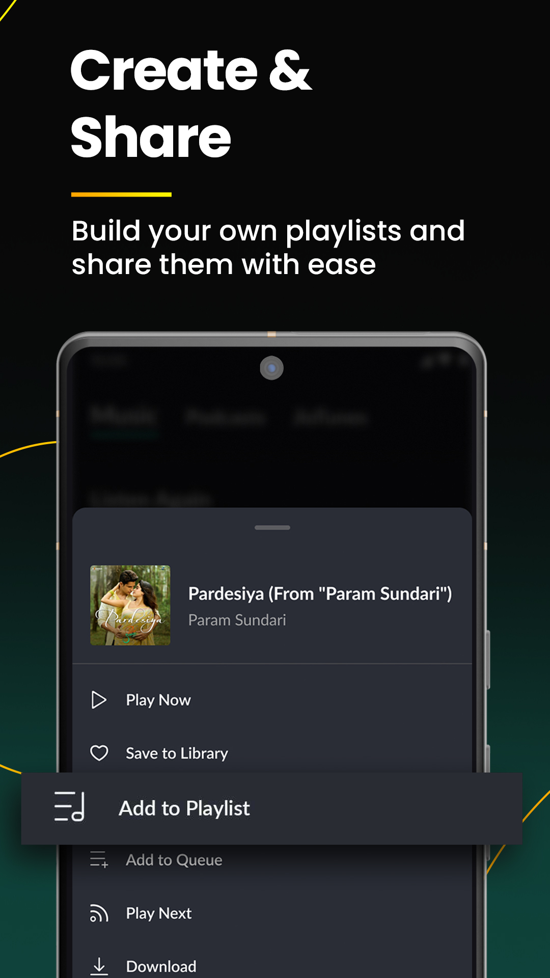 اسکرین شات 6 برنامه JioSaavn - Music & Podcasts