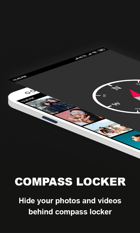 اسکرین شات 1 برنامه Compass - Photo & Video Locker