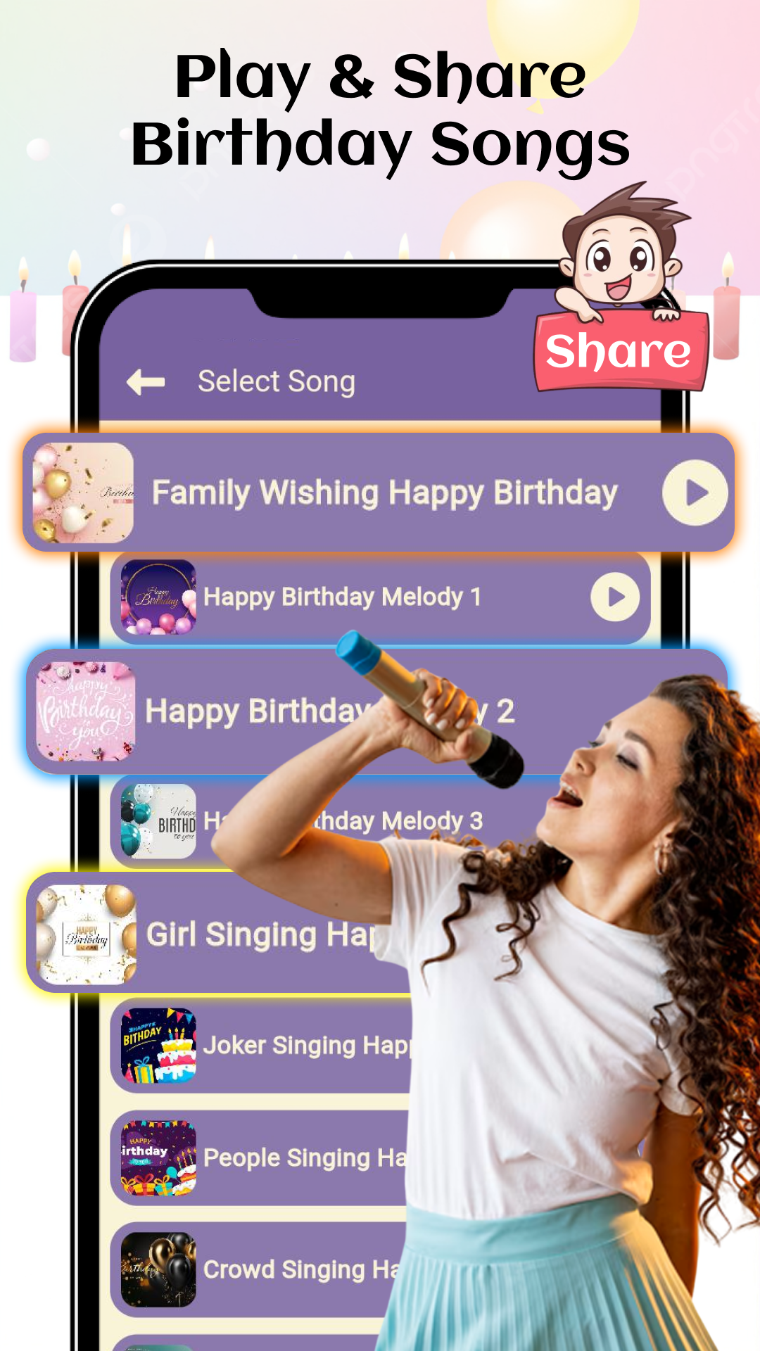 اسکرین شات 7 برنامه Photo & Name On Birthday Cake