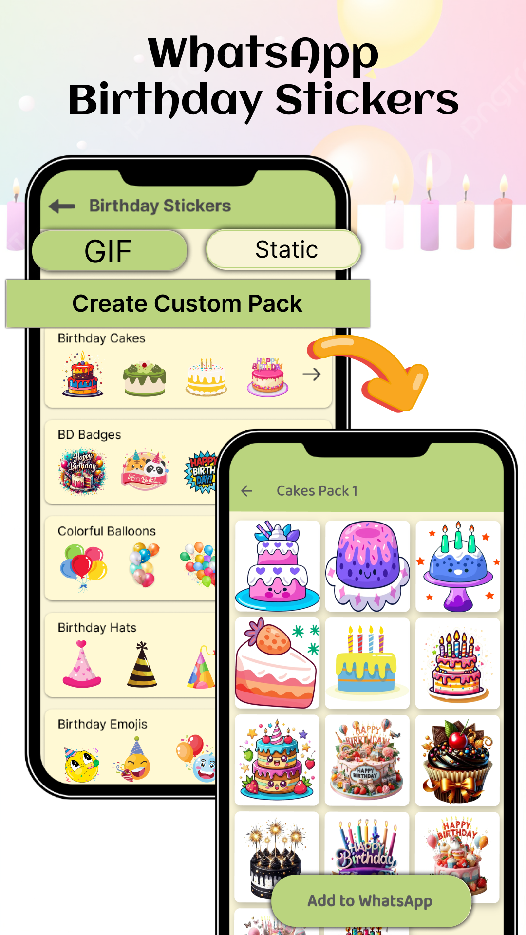 اسکرین شات 6 برنامه Photo & Name On Birthday Cake