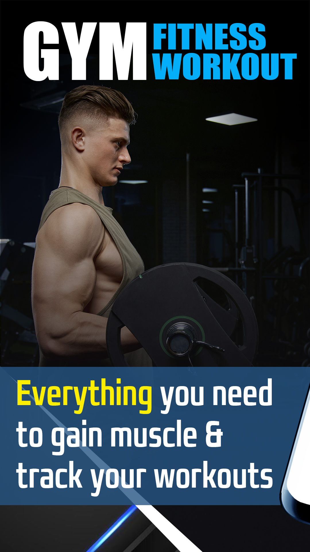 اسکرین شات 1 برنامه Gym Fitness Workout Planner