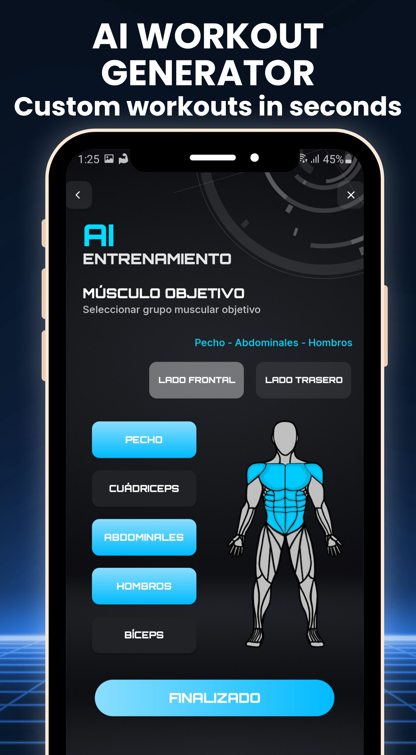 اسکرین شات 4 برنامه Gym Fitness Workout: Gym Coach