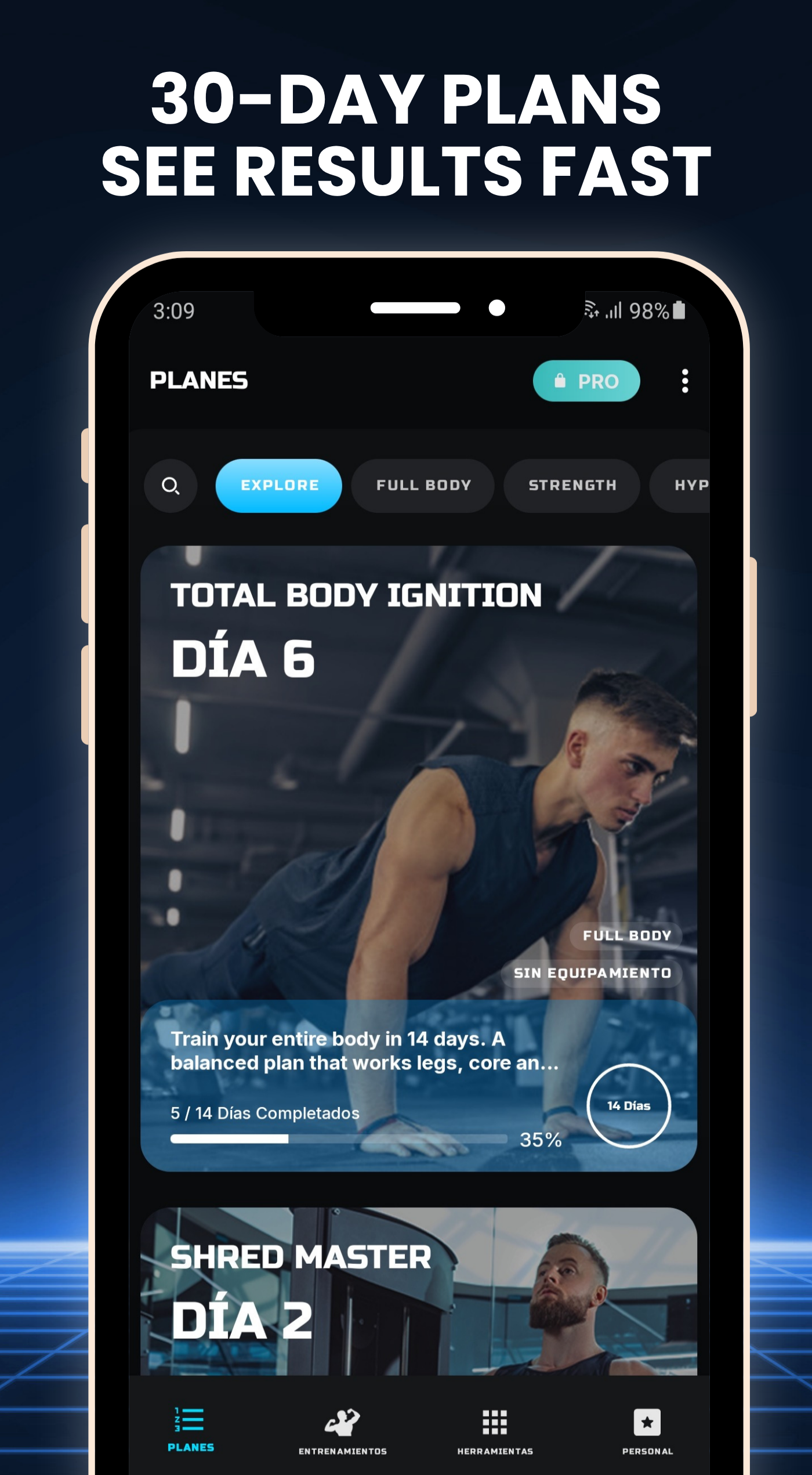 اسکرین شات 3 برنامه Gym Fitness Workout: Gym Coach
