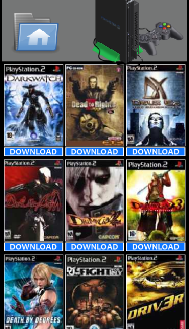اسکرین شات 3 برنامه PSP PS2 PSX Rom Downloader