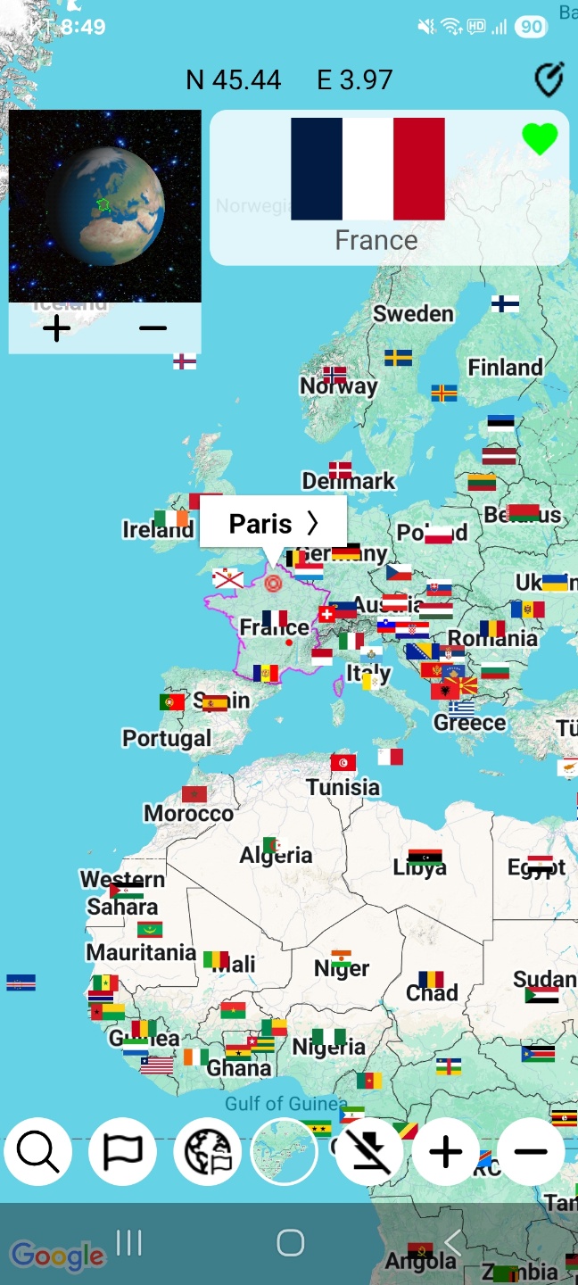 اسکرین شات 6 برنامه Earth 3D