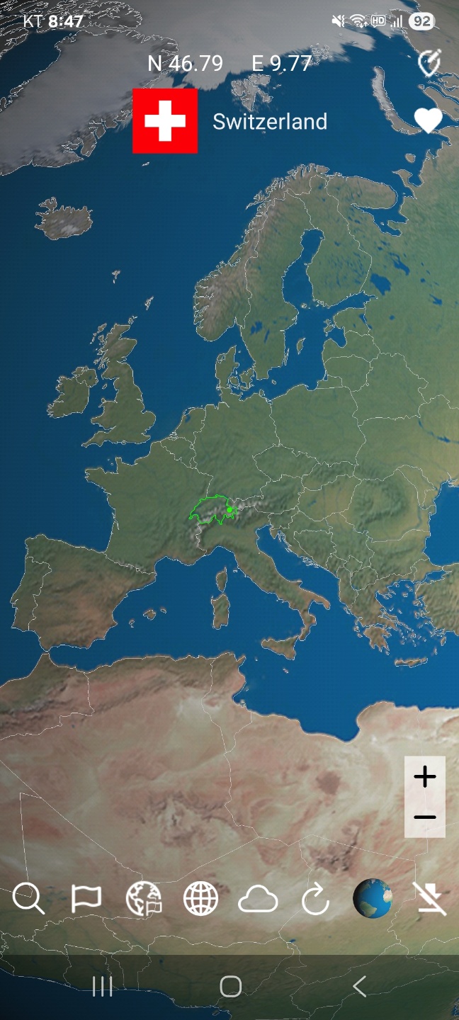 اسکرین شات 2 برنامه Earth 3D