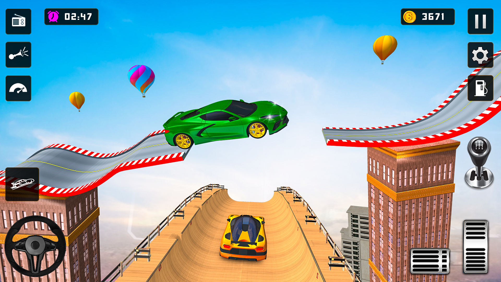 اسکرین شات 1 برنامه Mega Ramp Car Stunts-Car Game