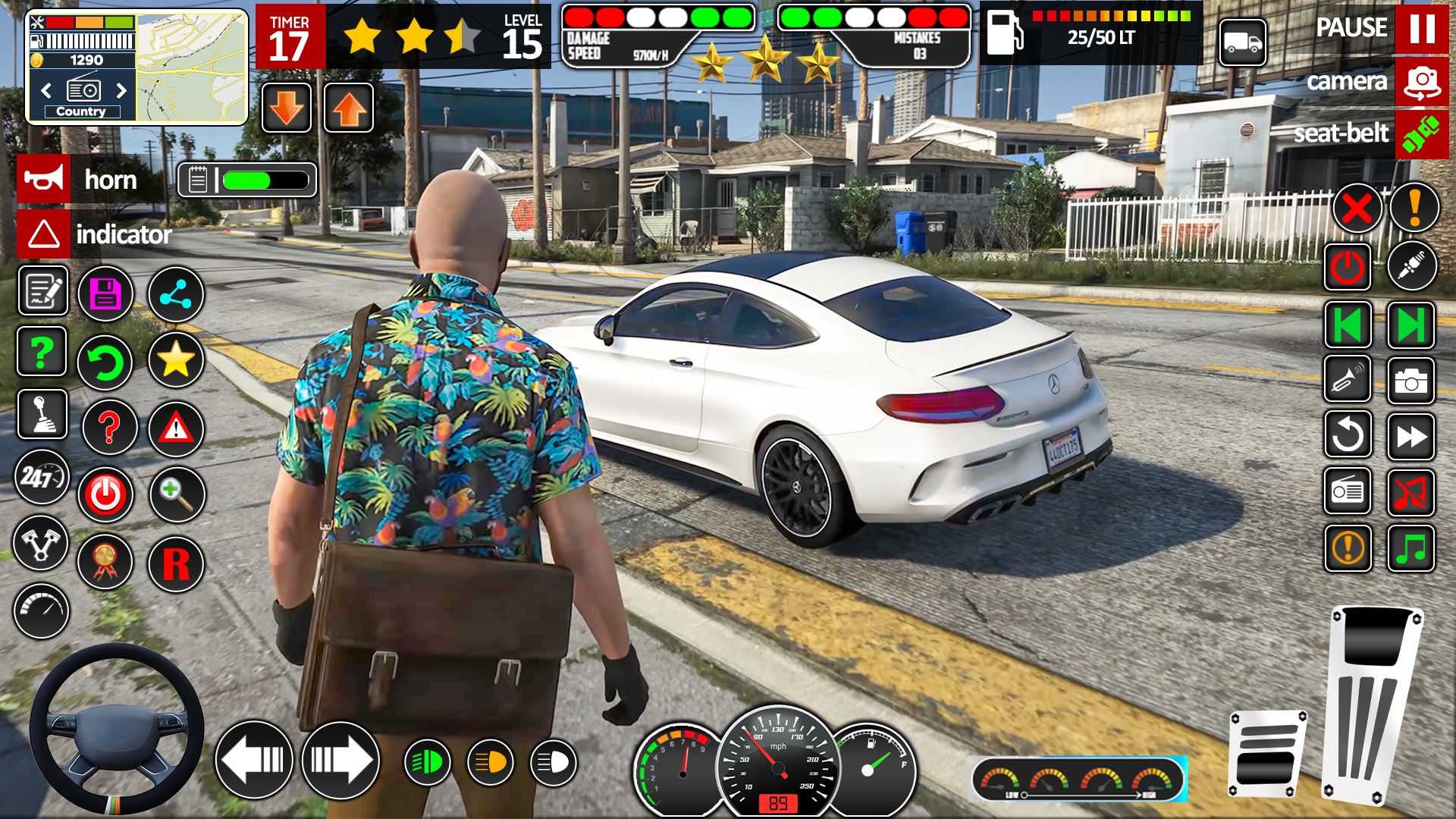 اسکرین شات 1 برنامه Car Driver Game: Urban Ride