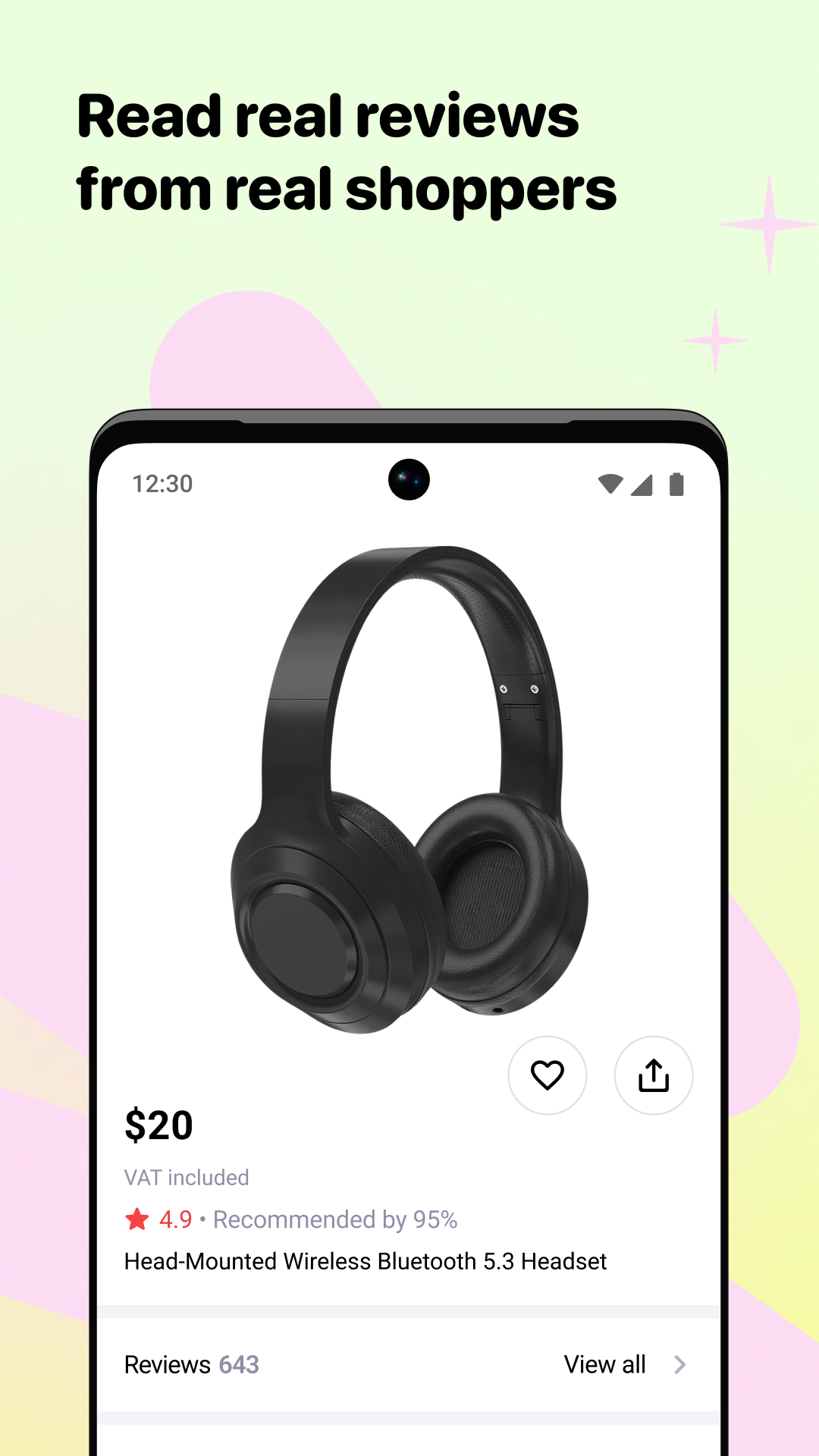 اسکرین شات 4 برنامه Joom. Shopping for every day