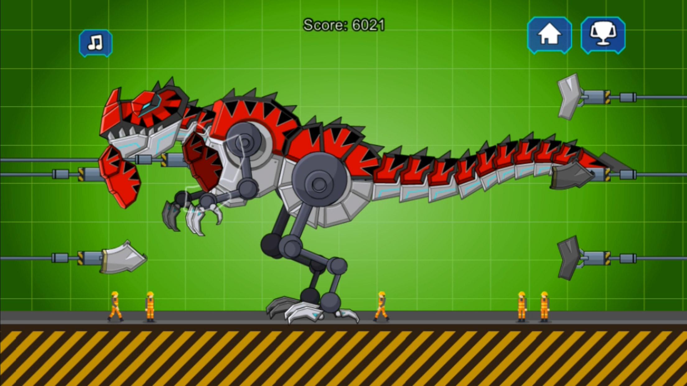 اسکرین شات 2 بازی Red T-Rex Robot Dinosaur