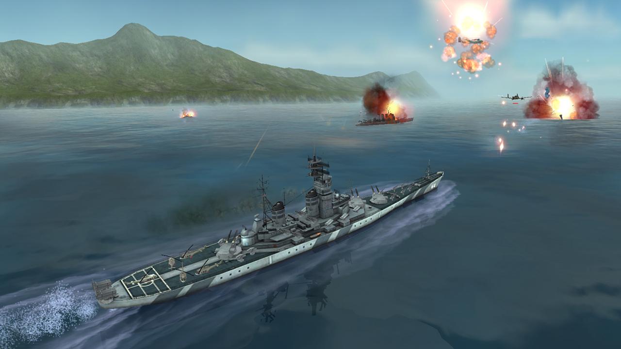 اسکرین شات 2 بازی WARSHIP BATTLE:3D World War II
