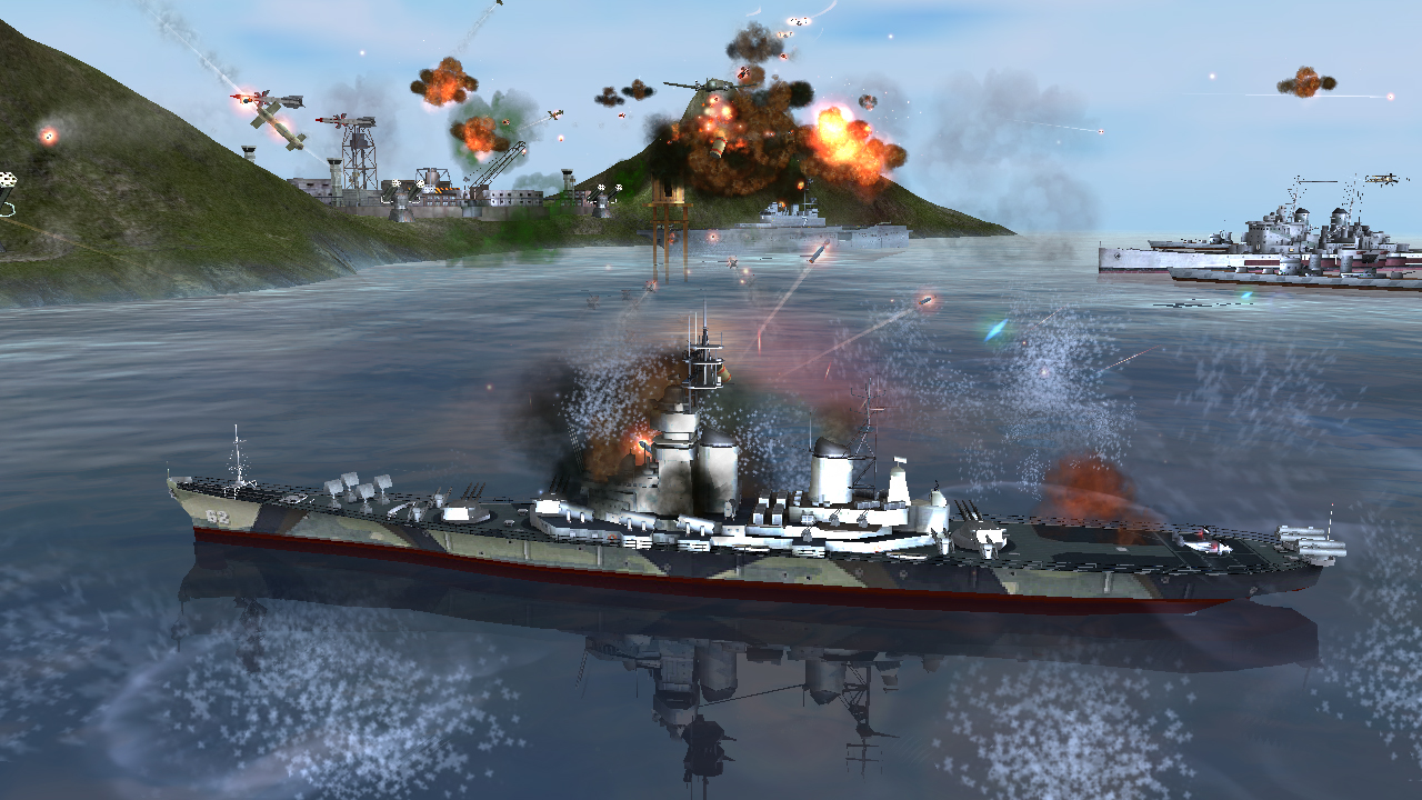 اسکرین شات 3 بازی WARSHIP BATTLE:3D World War II