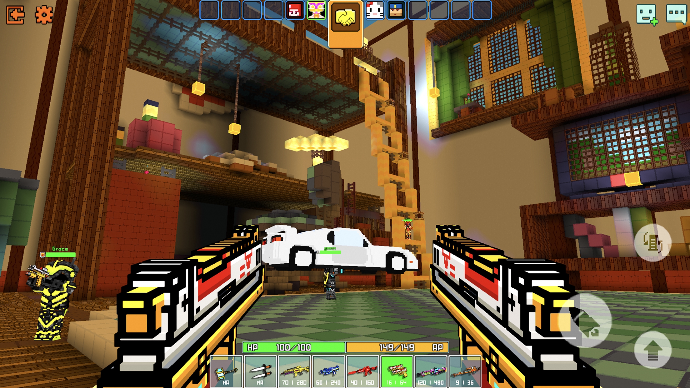 اسکرین شات 3 بازی Cops N Robbers:Pixel Craft Gun