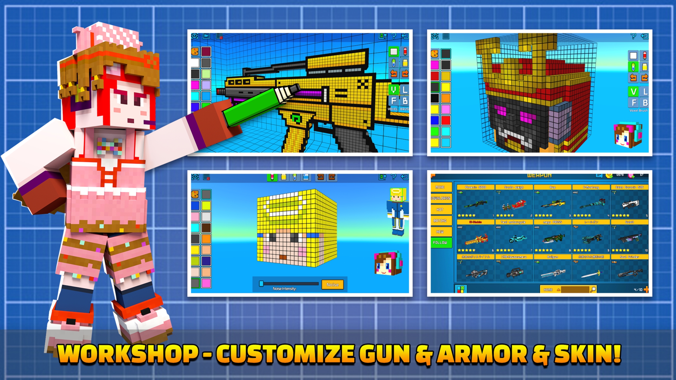 اسکرین شات 8 بازی Cops N Robbers:Pixel Craft Gun