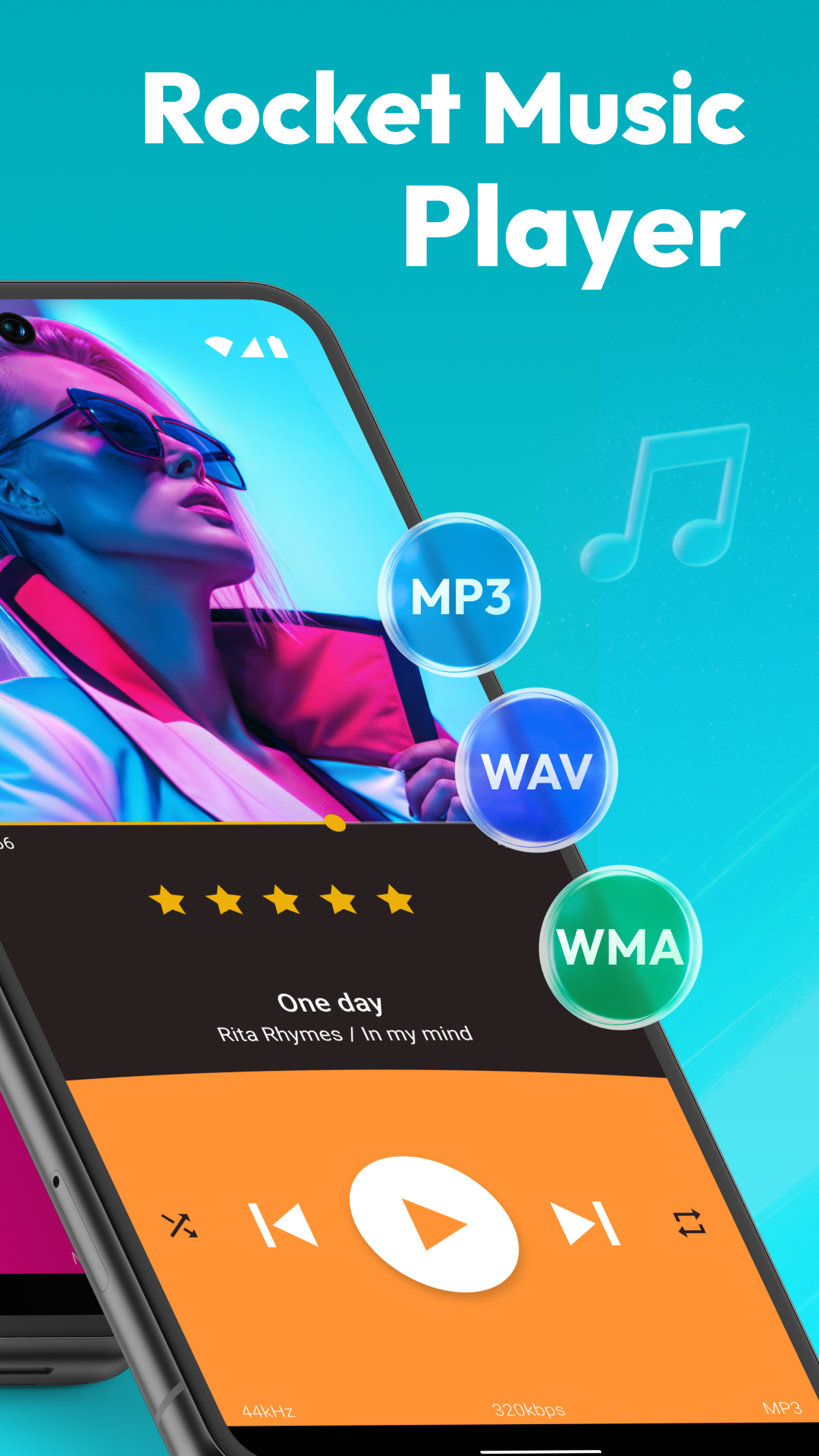 اسکرین شات 7 برنامه Rocket Music Player