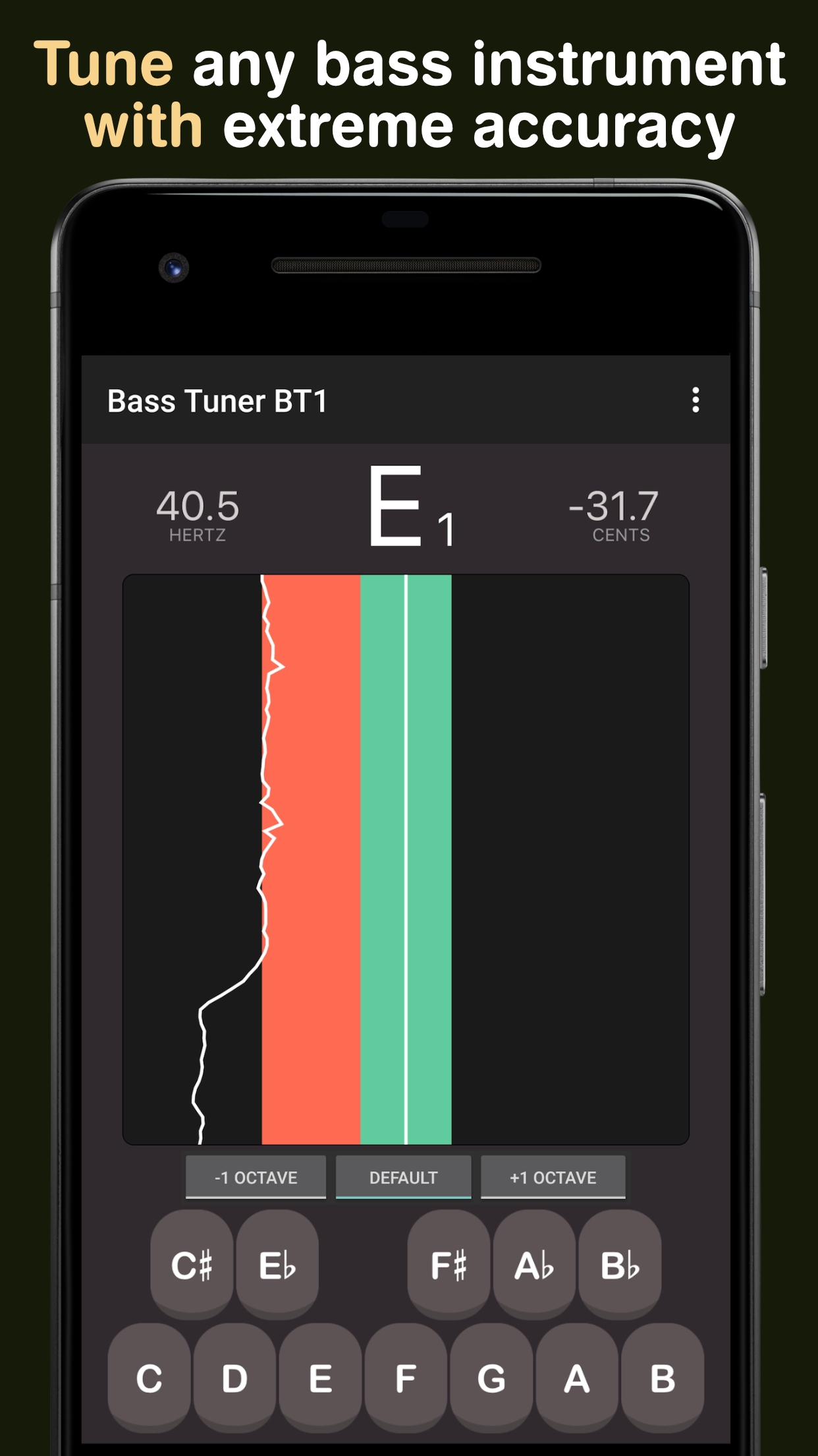 اسکرین شات 1 برنامه Bass Tuner BT1