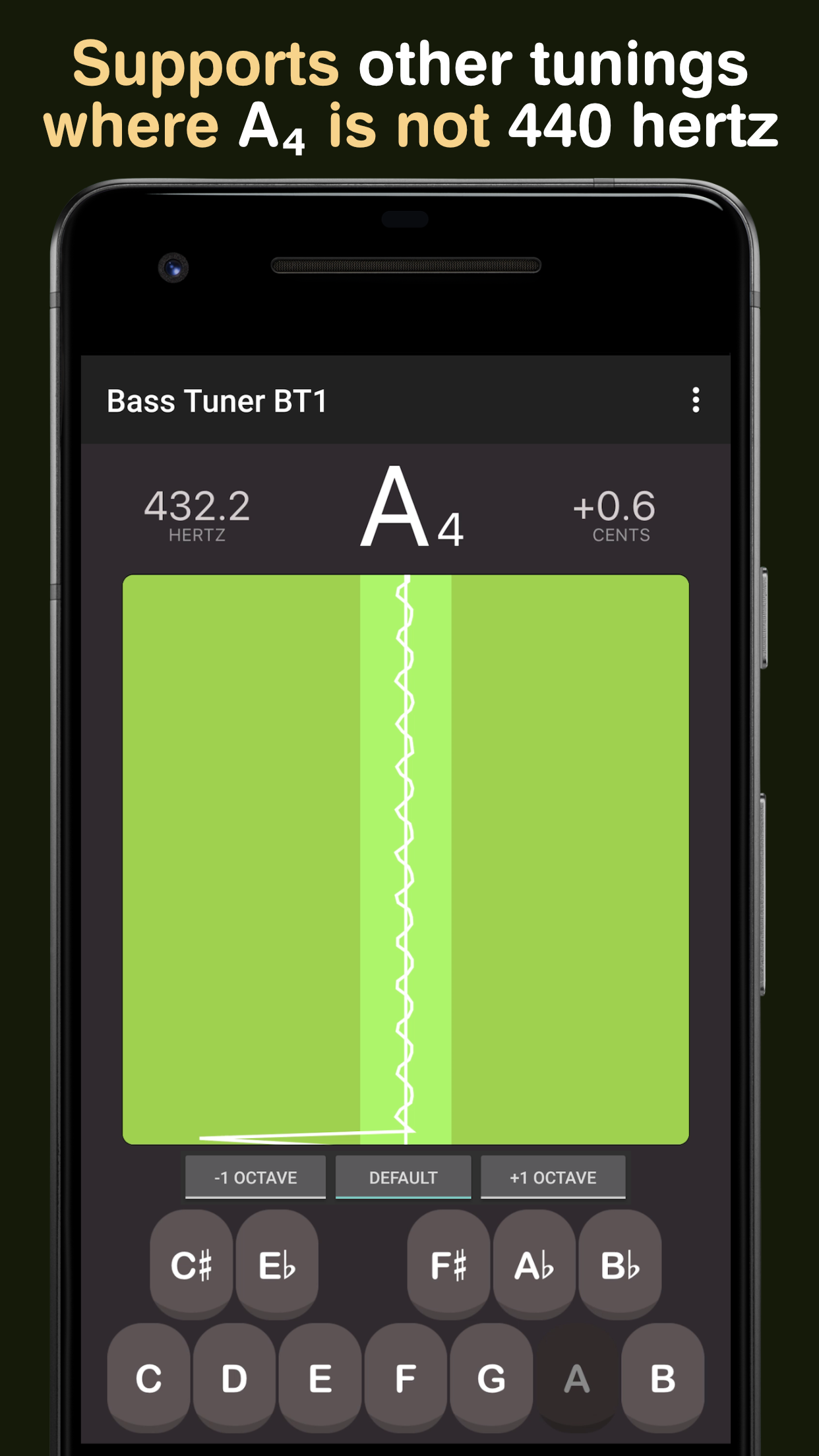 اسکرین شات 6 برنامه Bass Tuner BT1