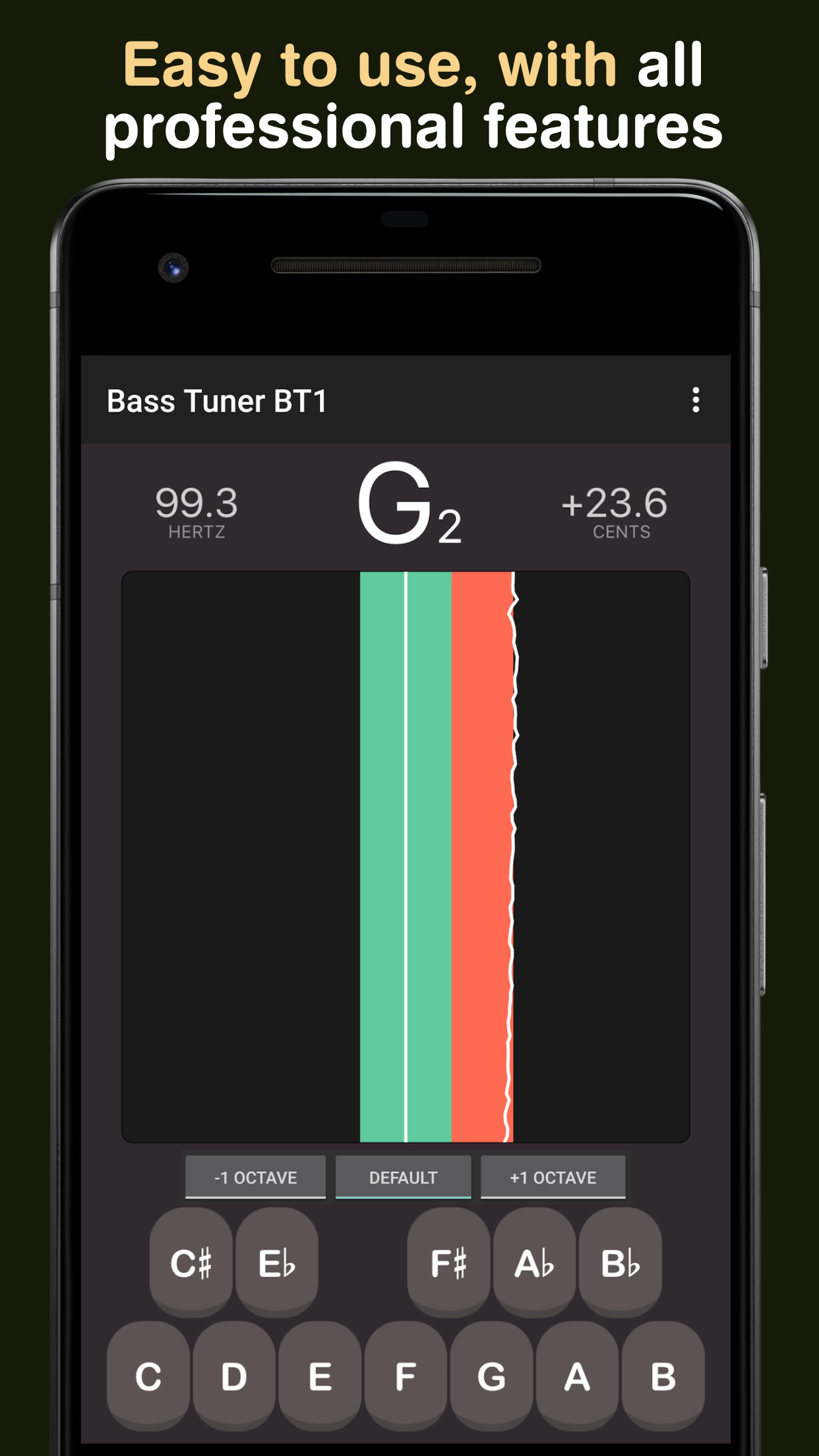 اسکرین شات 7 برنامه Bass Tuner BT1